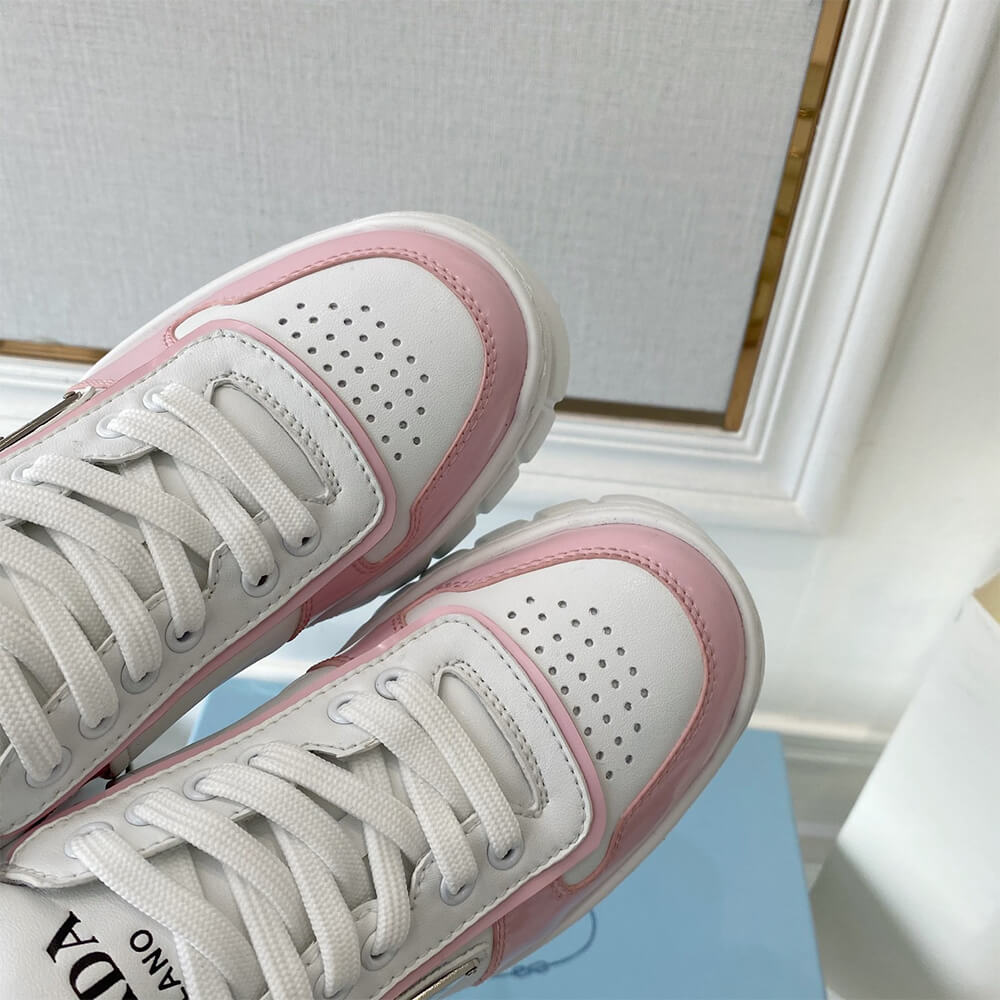 Prada Leather Sneakers - Top Club