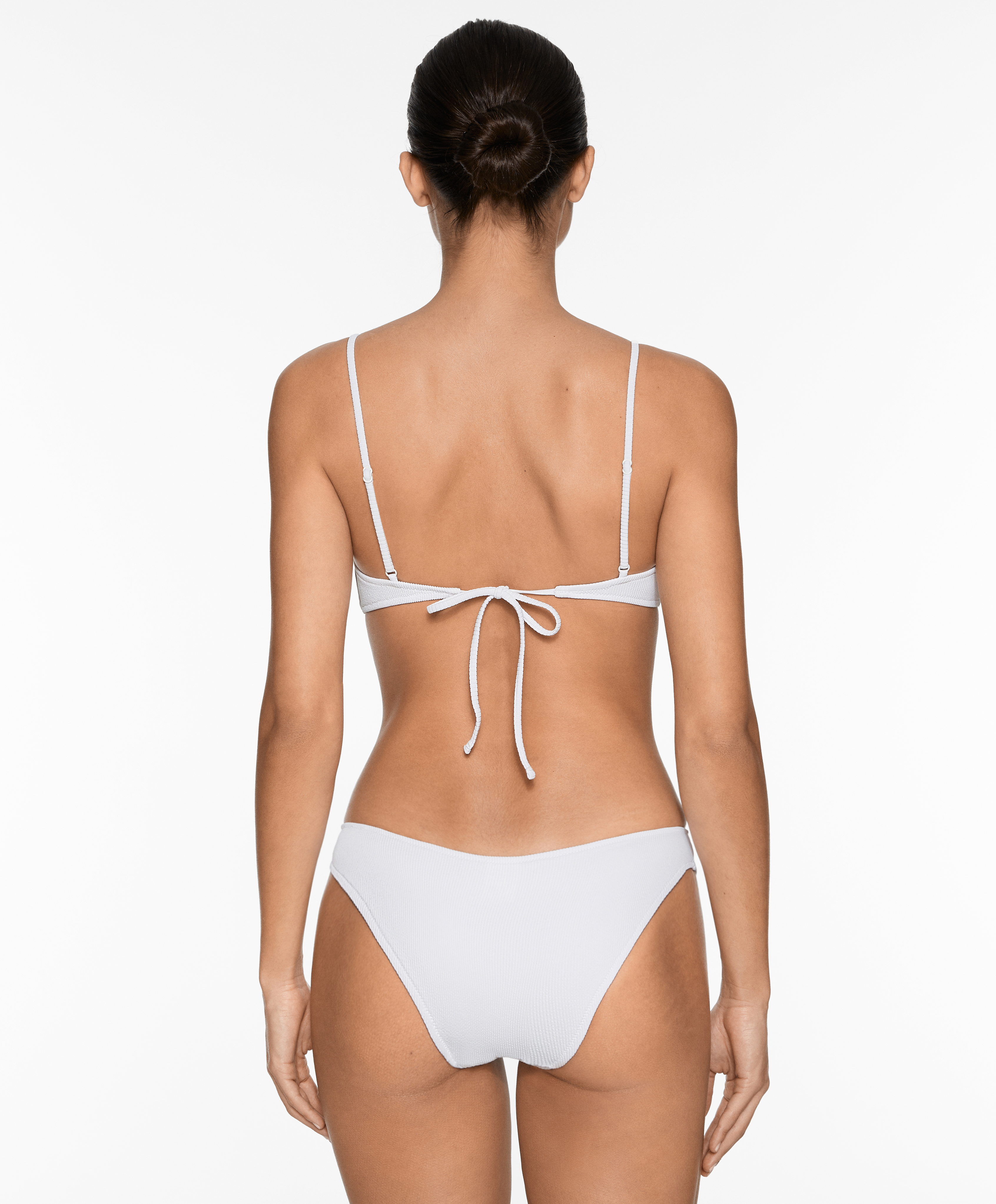 OYSHO Medium-coverage U-cut rib bikini briefs