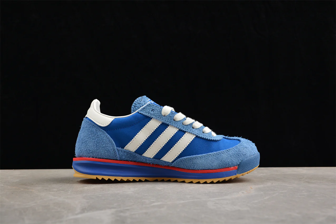 Adidas Originals SL 72 RS shoes in Blue and White Colorway - Sneaker Replica Workshop