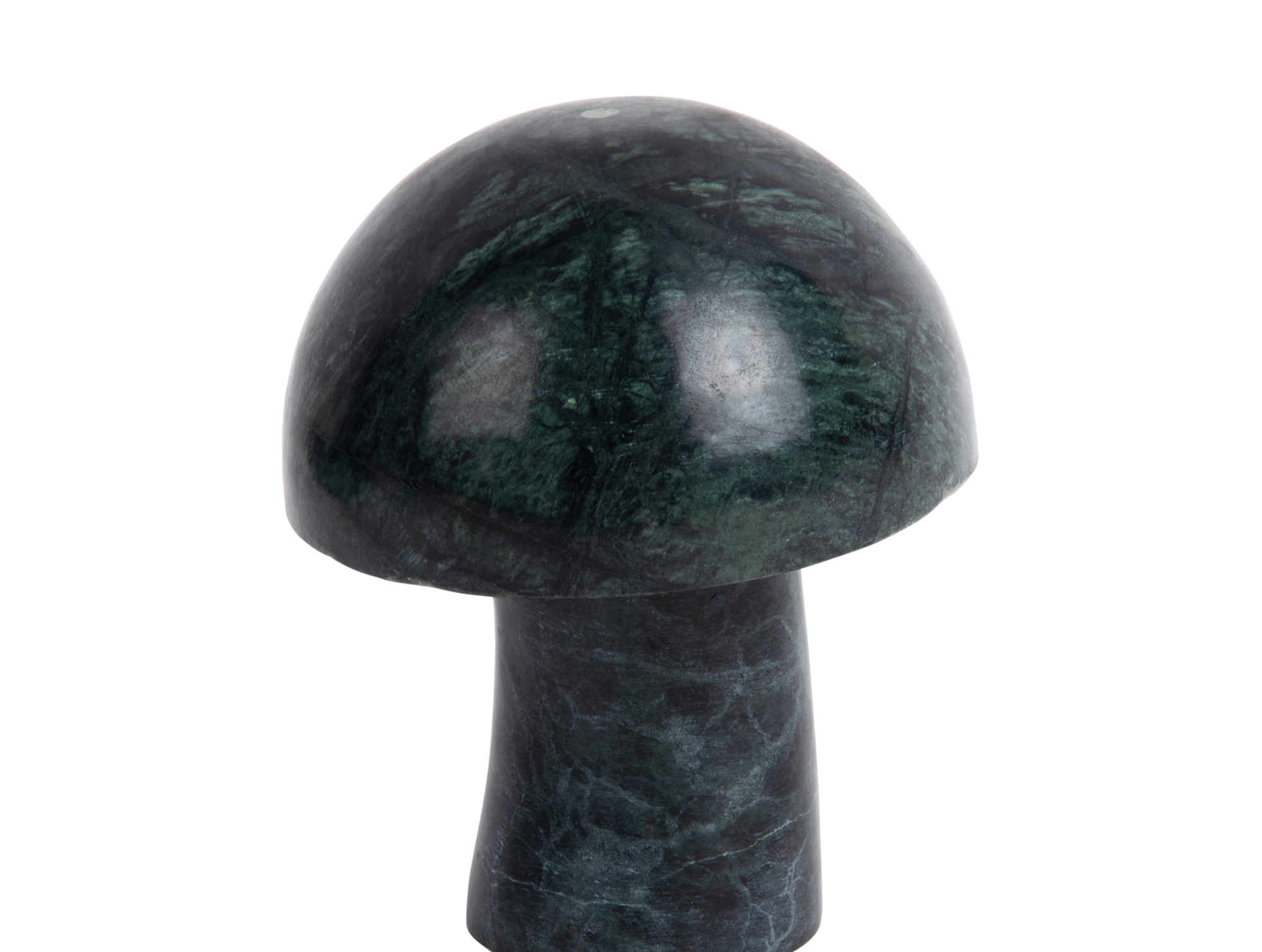Statue Mushroom large marble dark green
