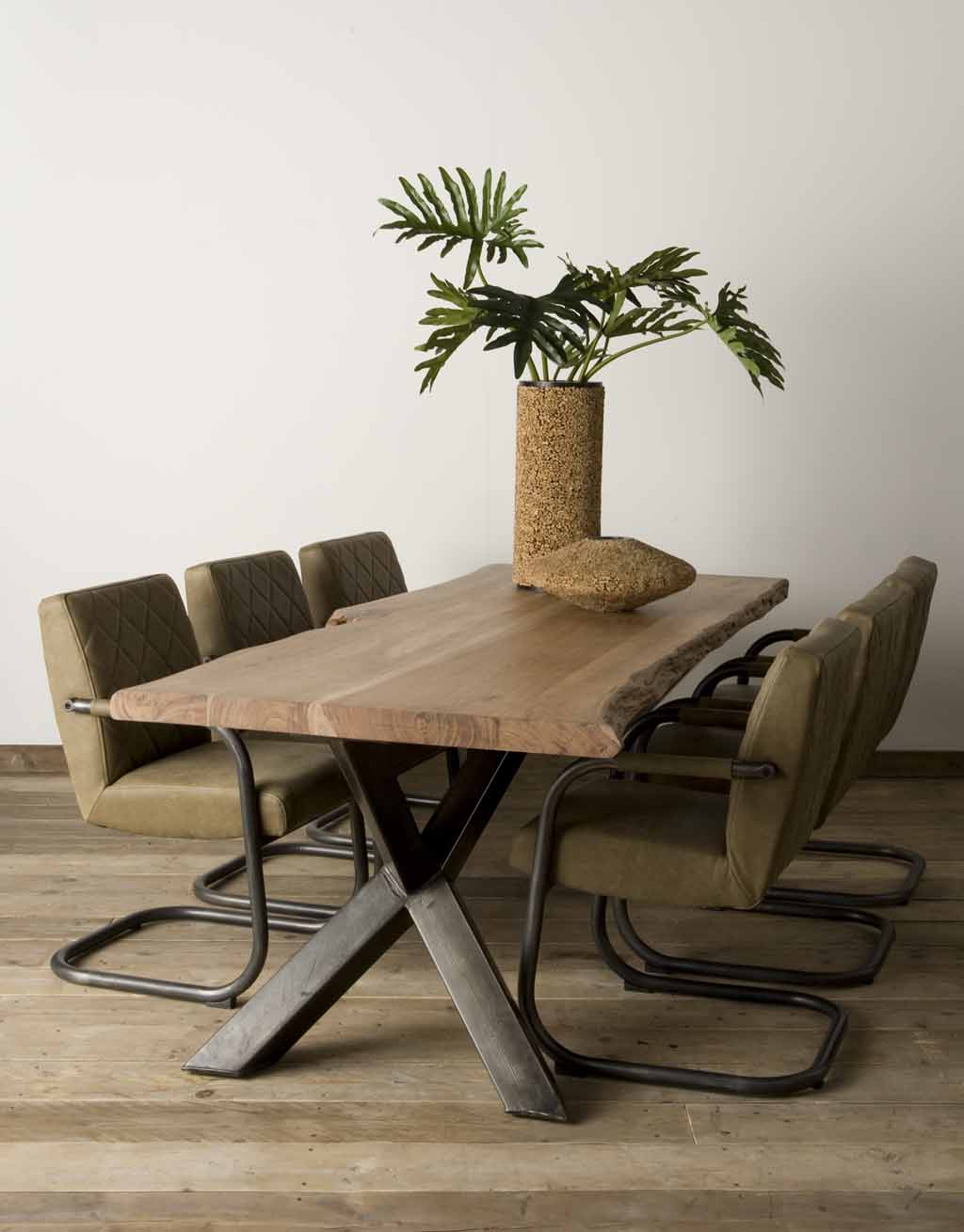 Yunta Boomstam eettafel Y-vorm 200 cm
