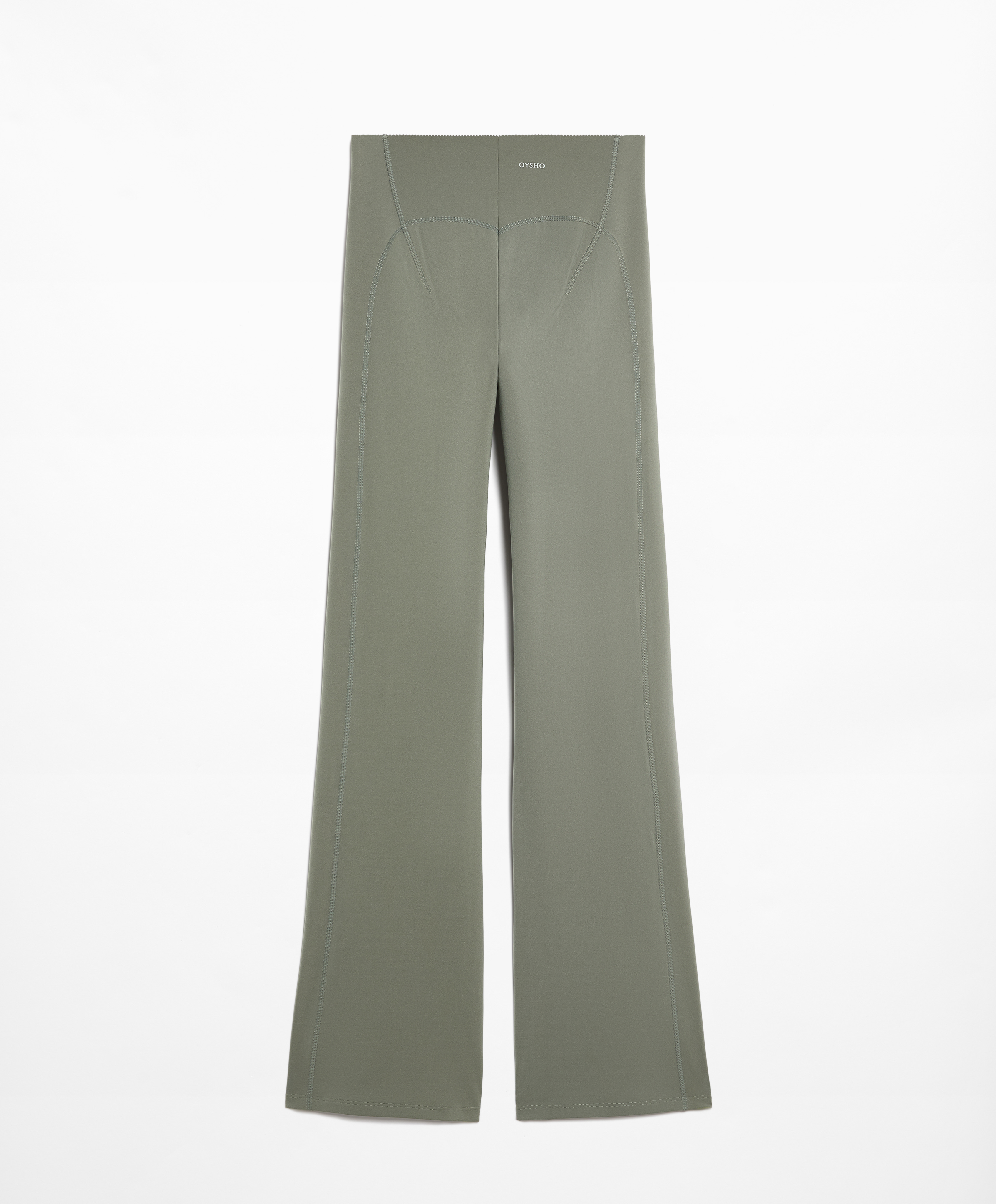 OYSHO Raise up core control compressive flare trousers