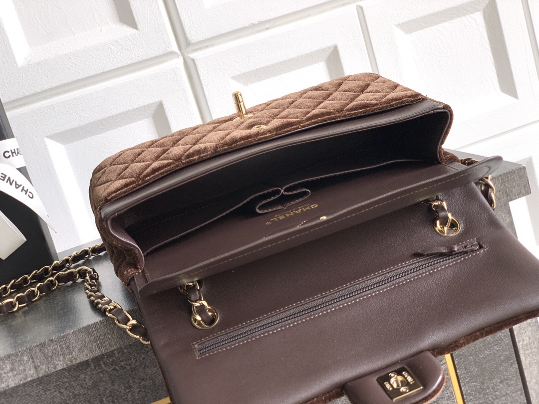 CHANEL Suede Classic Double Flap Handbag(HIGH-END GRADE) - Top Club