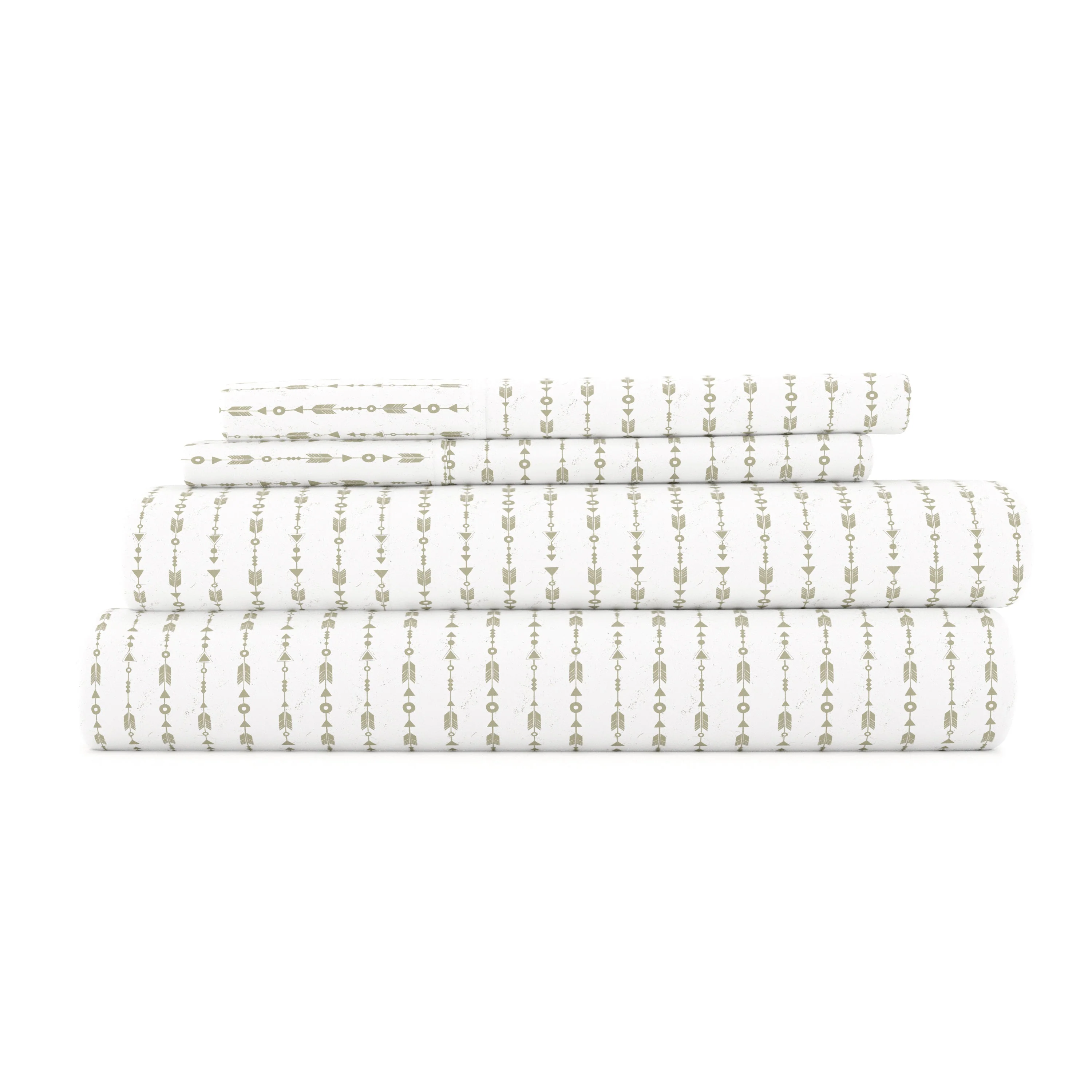 Beaded Arrows Pattern 4-Piece Sheet Set - Sale