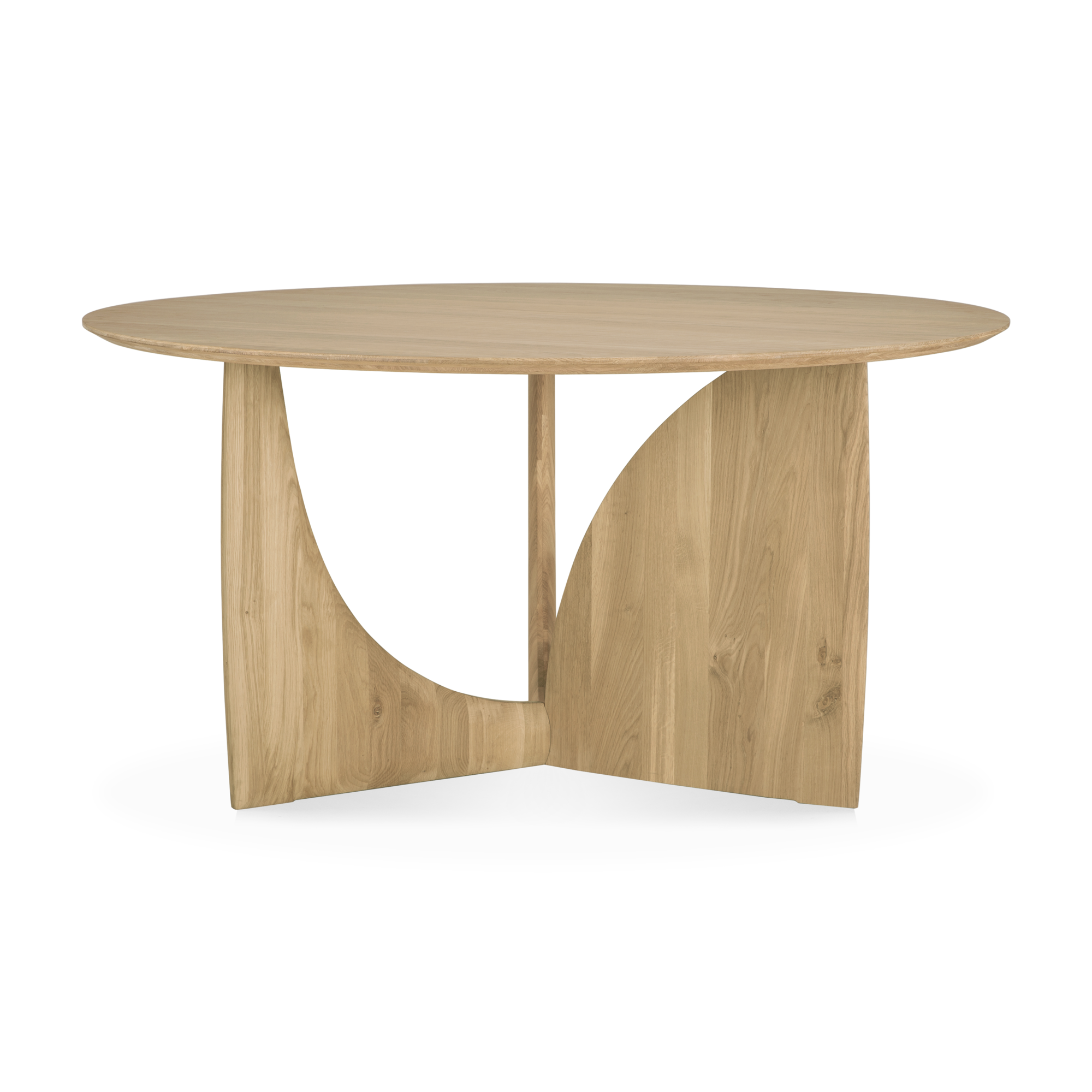 Ethnicraft - Geometric eettafel rond - eiken - 150