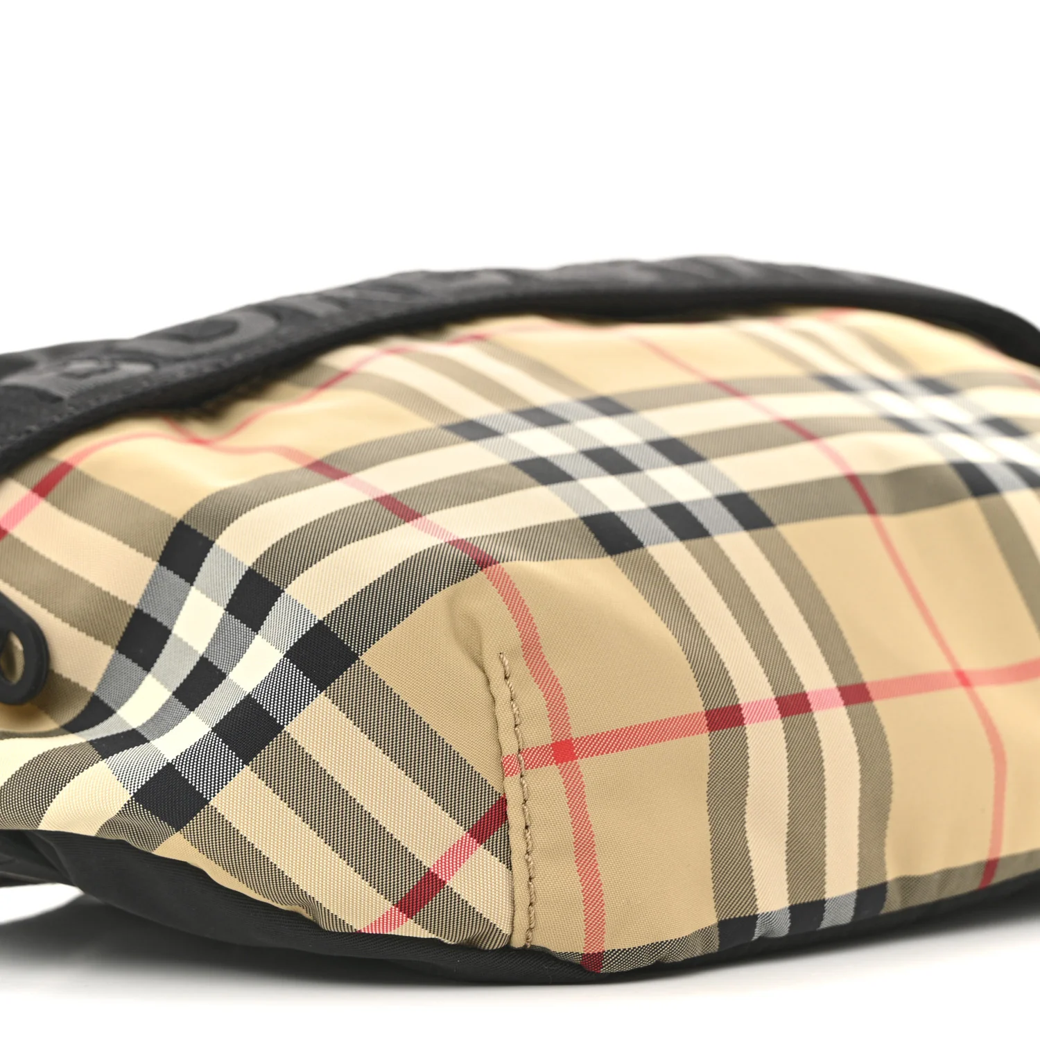 Nylon Vintage Check Sonny Bum Bag Archive Beige Black - Top Club