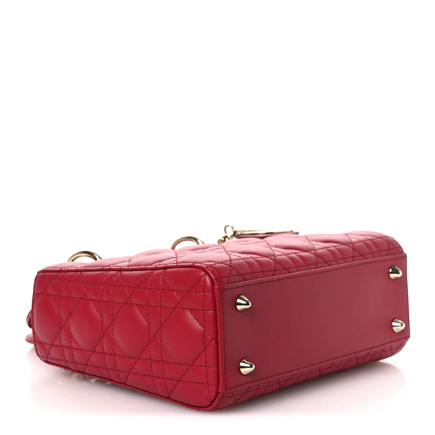 Lambskin Cannage Small My ABCDior Lady Dior Red - Top Club