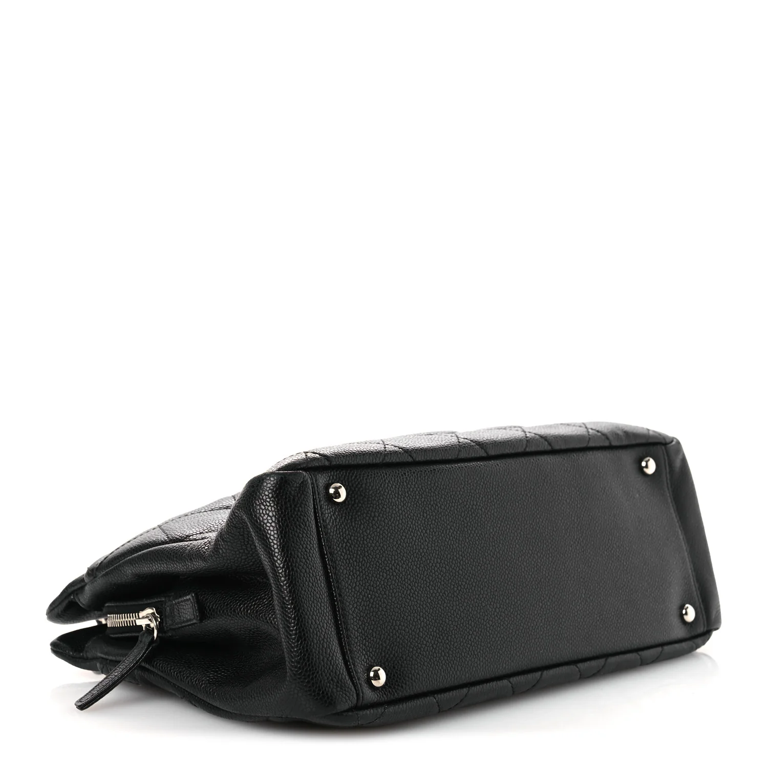 Caviar Quilted Timeless CC Soft Tote Black - Top Club
