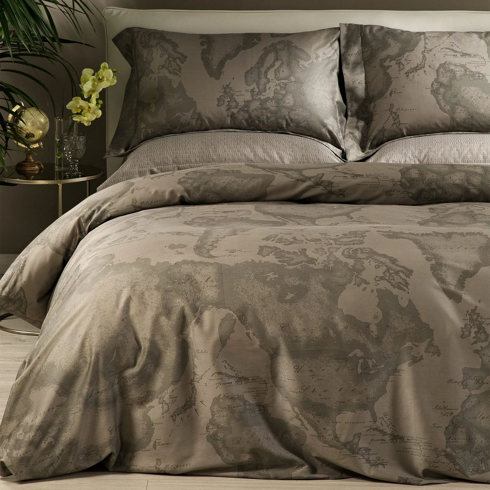 Complete cover in Cotton satin GEOORTORARA SINGLE SINGLE ALVIERO MARTINI 1A CLASS