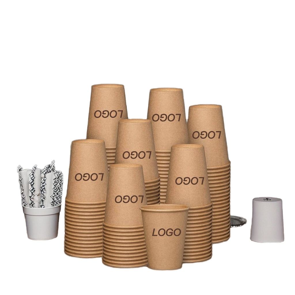 Customizable Kraft Paper Cups