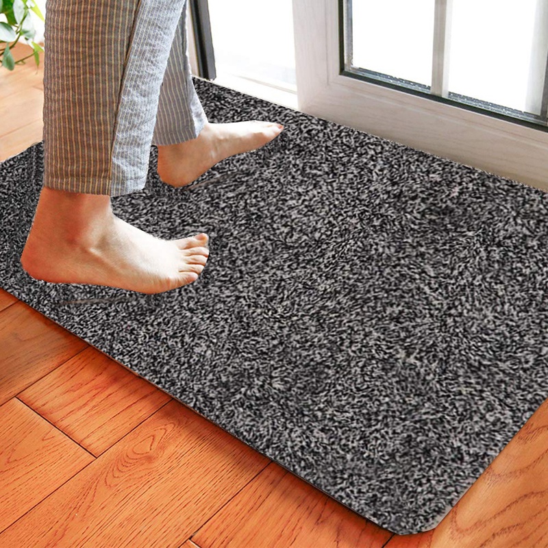 Non-slip Commercial Entrance Floor Mats Outdoor Rug Heavy Duty Pp for Business Adults Modern Solid 5mm Flooring Accessories