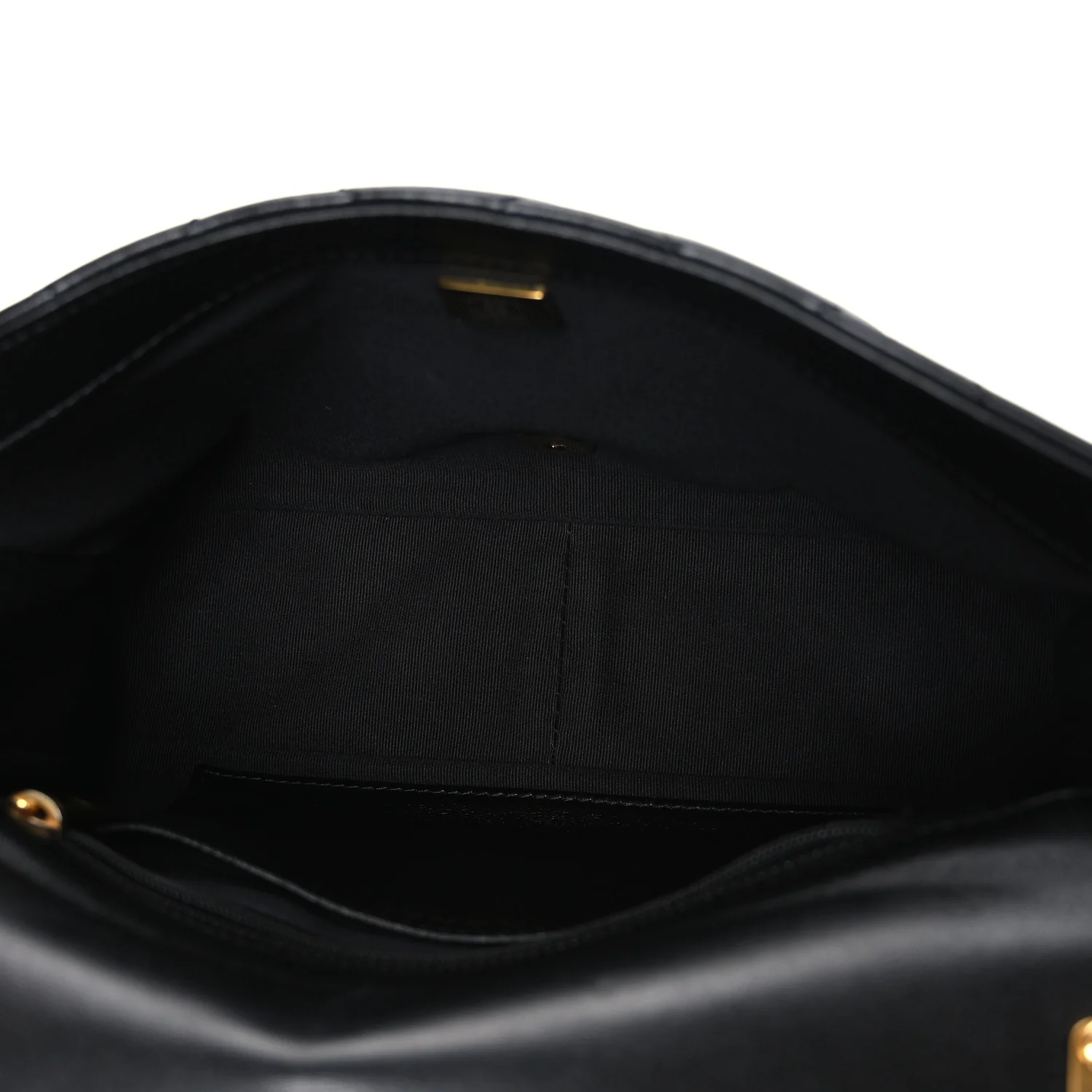 Lambskin Quilted Large CC Funky Town Flap Black - Top Club