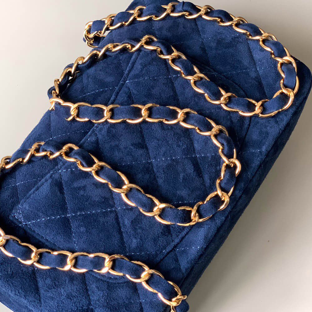 CHANEL SUEDE MINI FLAP BAG(HIGH-END GRADE) - Top Club