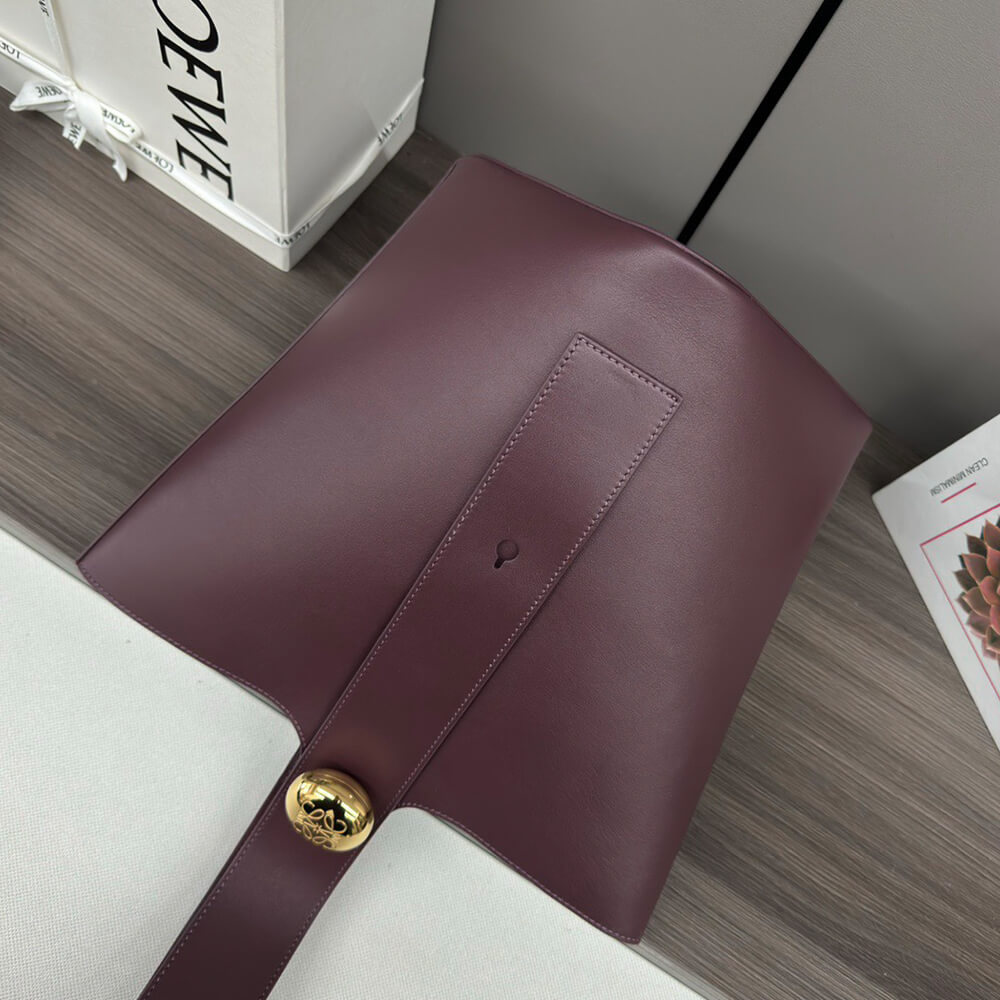 LOEWE Medium Pebble bucket in smooth calfskin(high-end grade) - Top Club