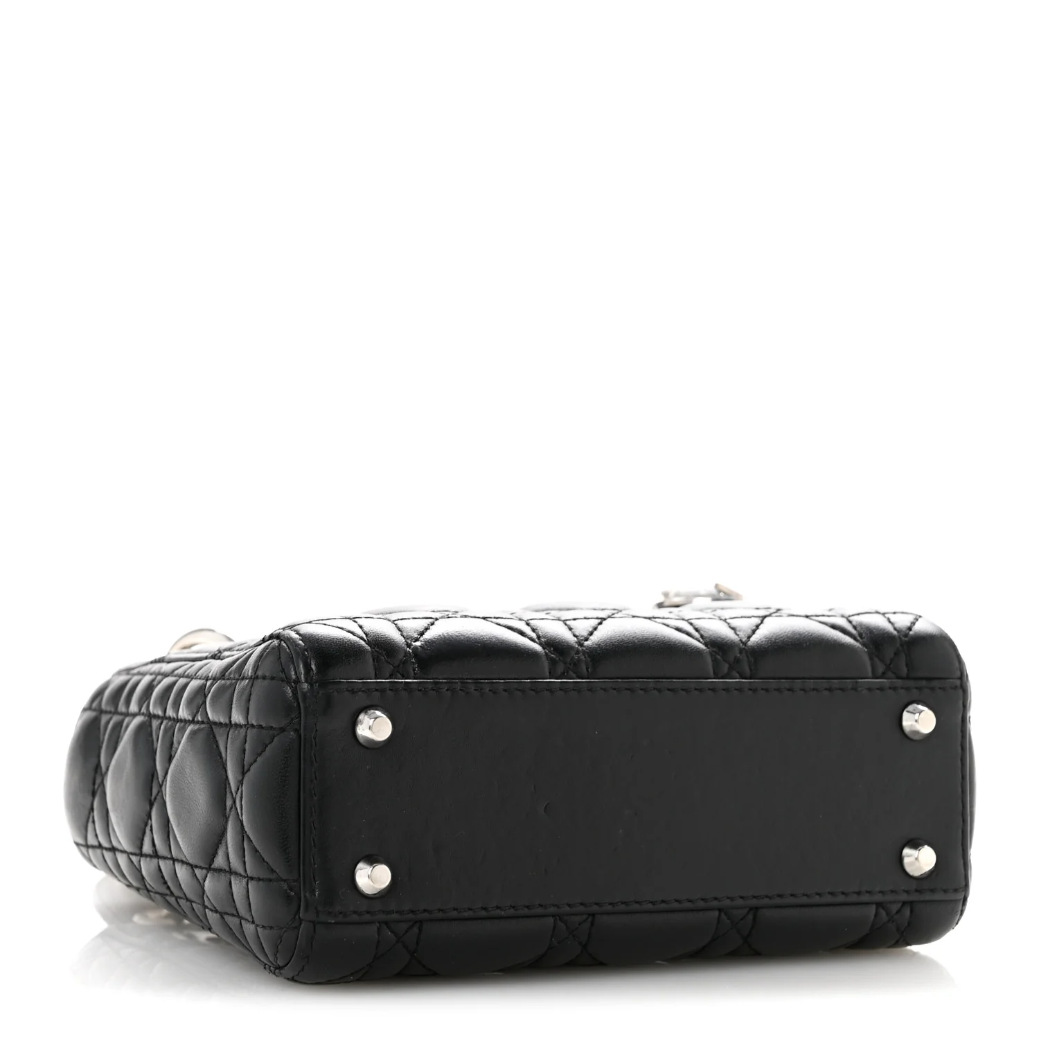 Lambskin Cannage Mini Lady Dior Black - Top Club