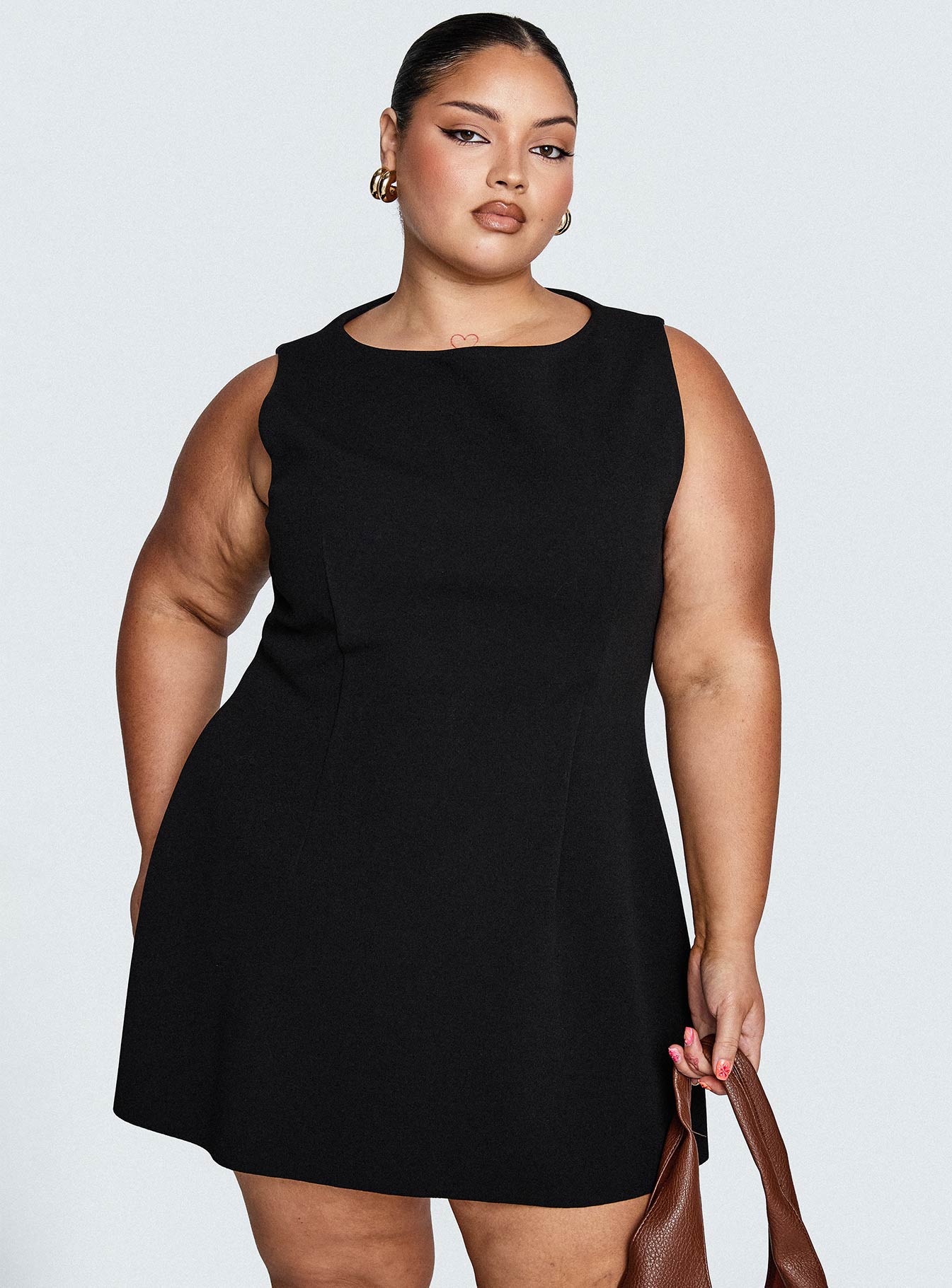 Anse Mini Dress Black Curve