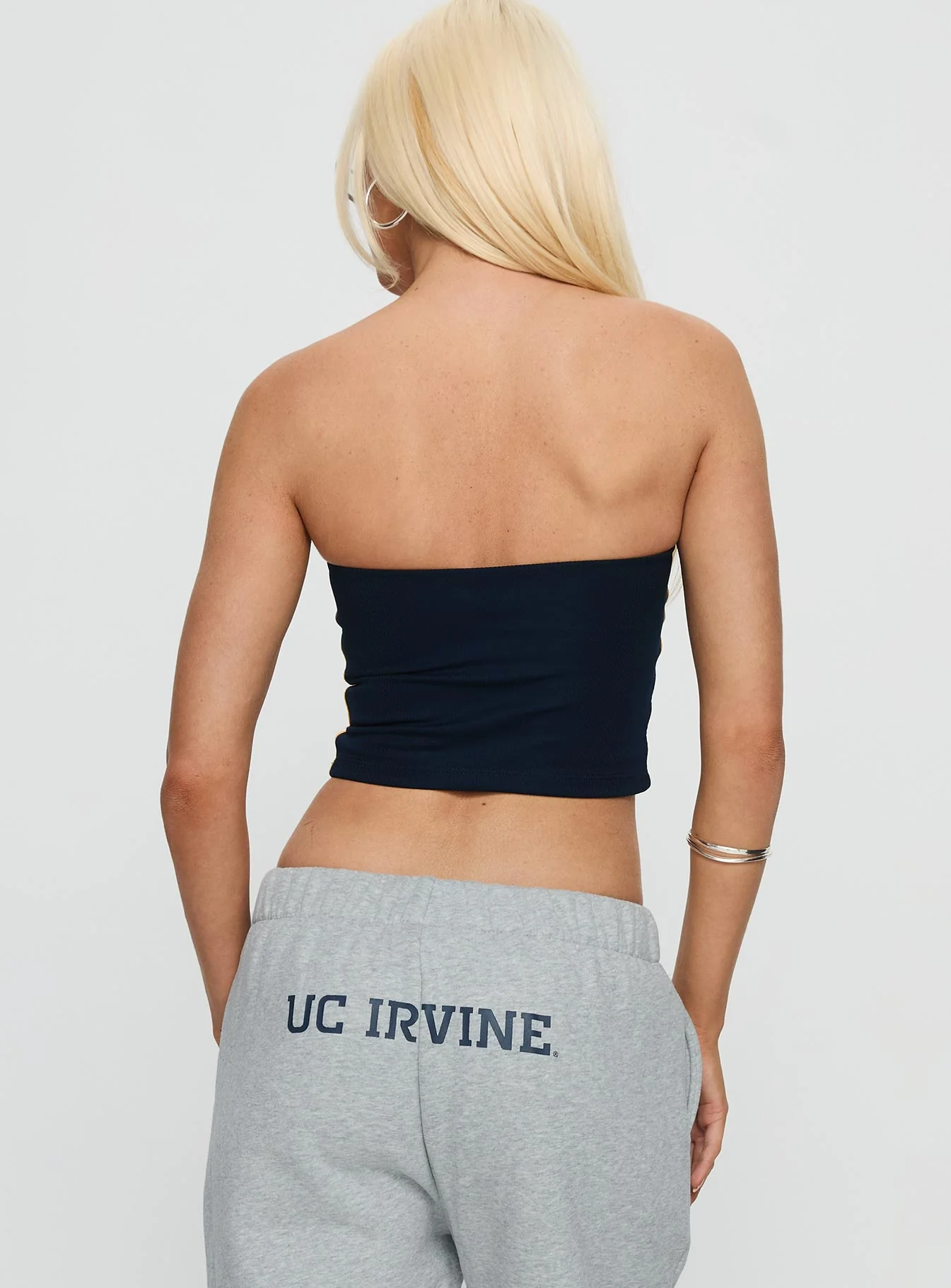 UC Irvine Jersey Tube Top Blue