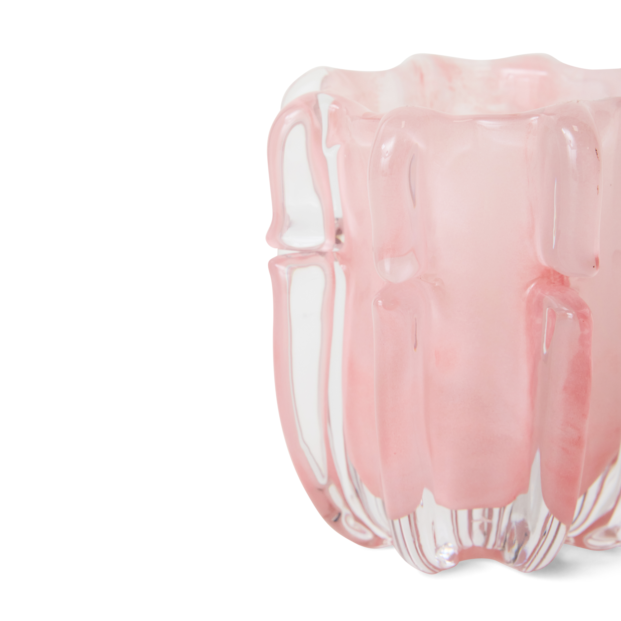 Waxinelichthouder Coralla soft pink