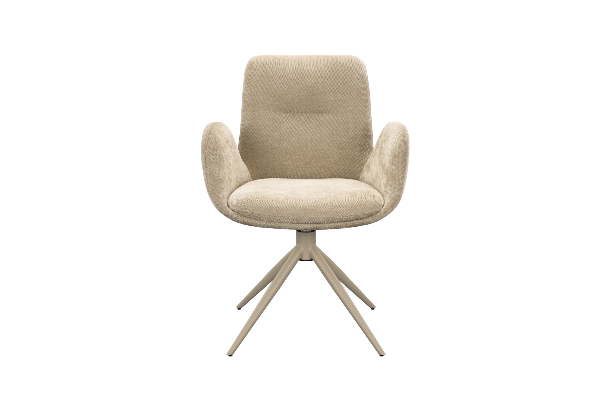 Pinguin draaistoel taupe
