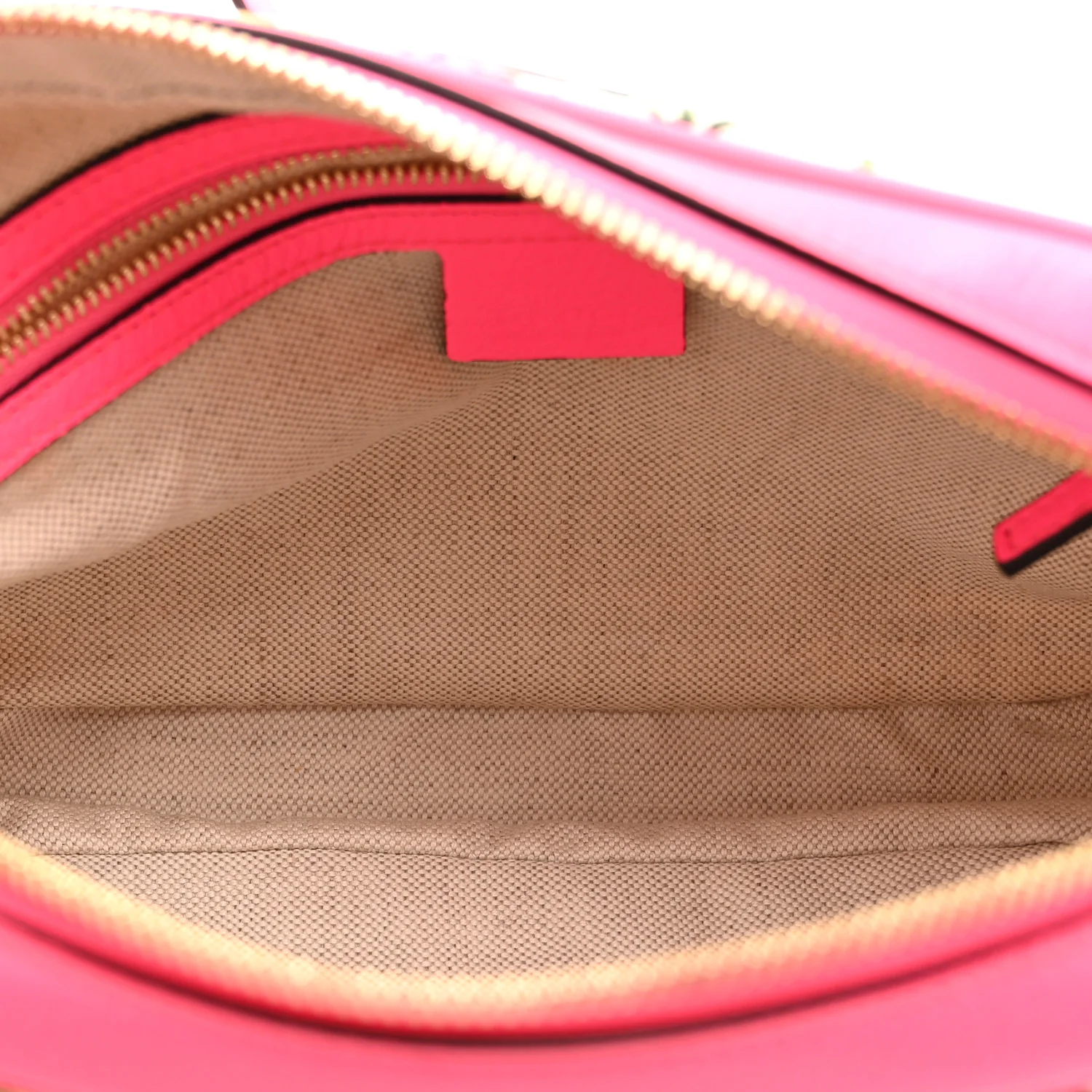 Canvas Flora Floral Shoulder Bag White Fuchsia Fluo - Top Club