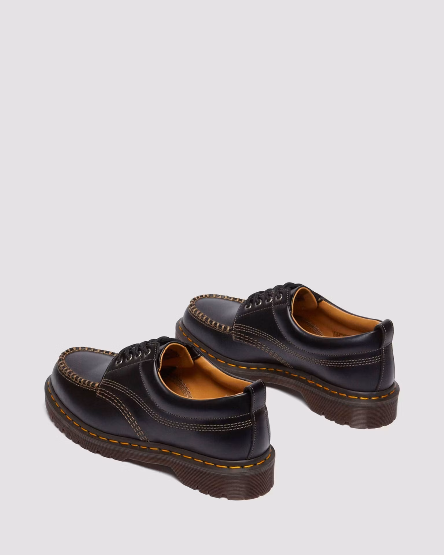 COACH Lowell Leather Moc Toe Shoes
