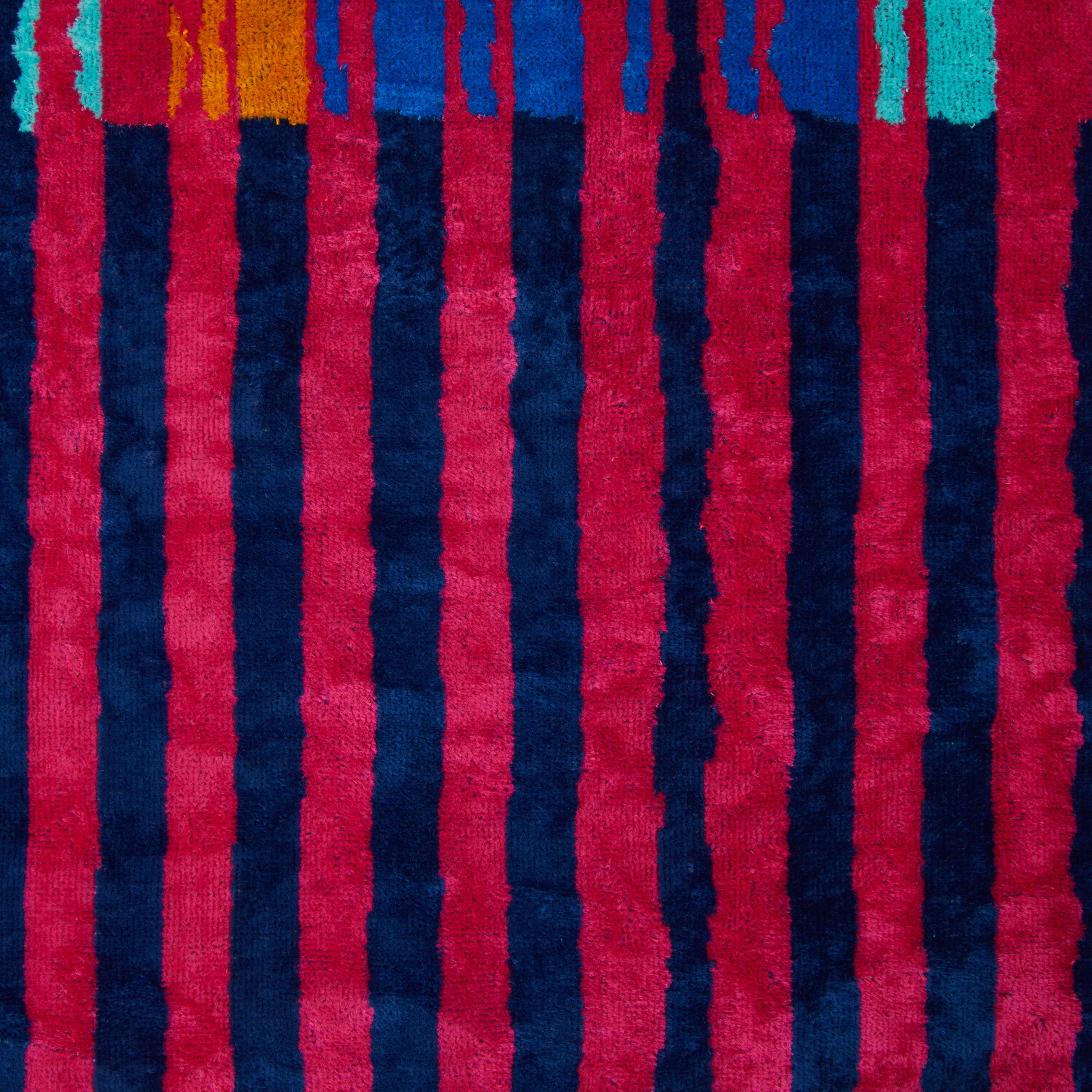 Asciugamano Con Ospite In Spugna Mauritius 40X60+60X100 Fuxia Carrara