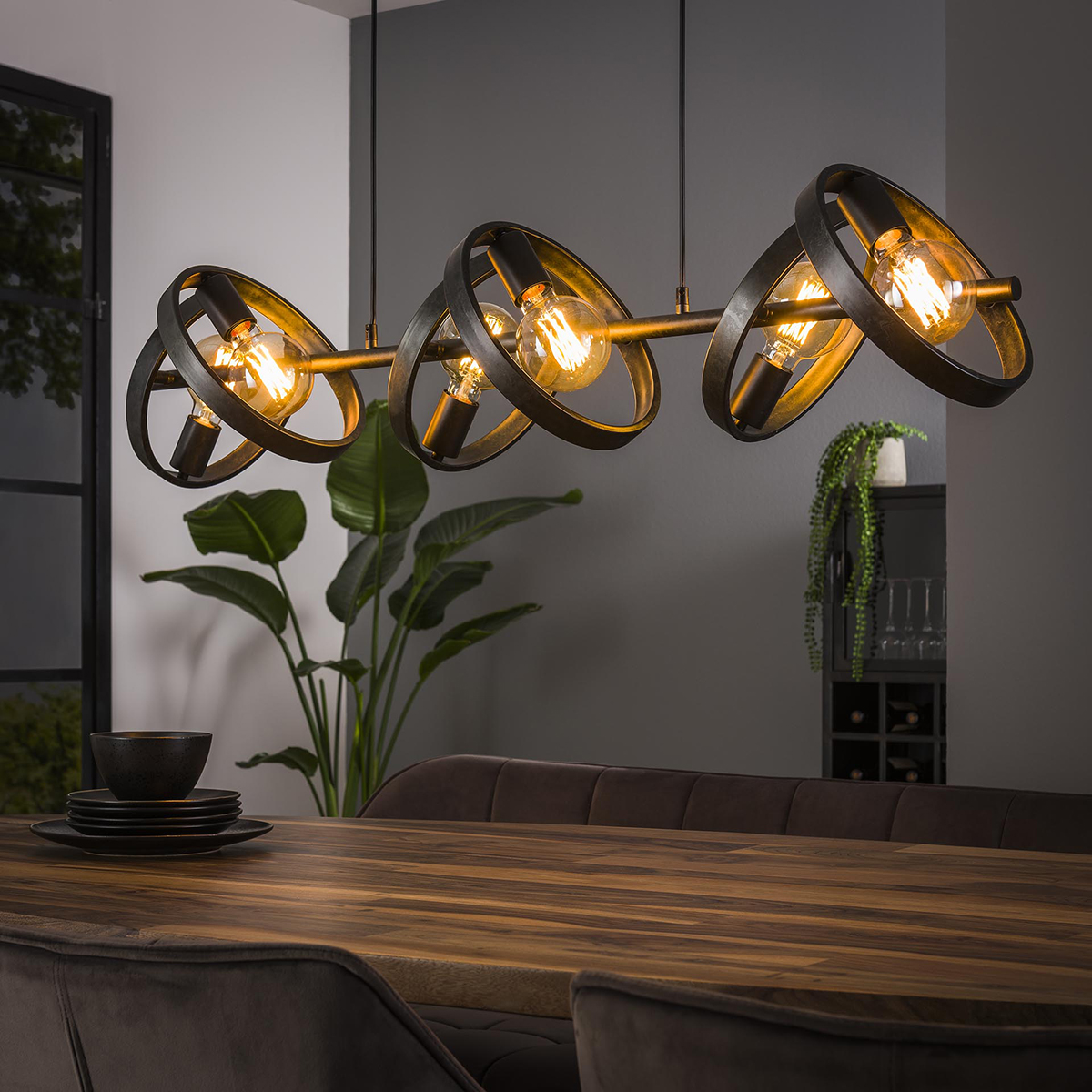 Hanglamp Ufo 6-lichts