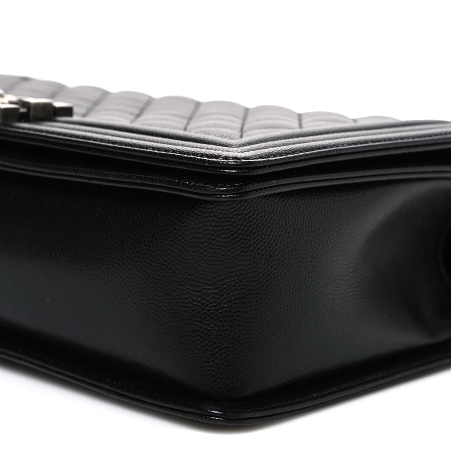 Caviar Quilted New Medium Boy Flap Black - Top Club
