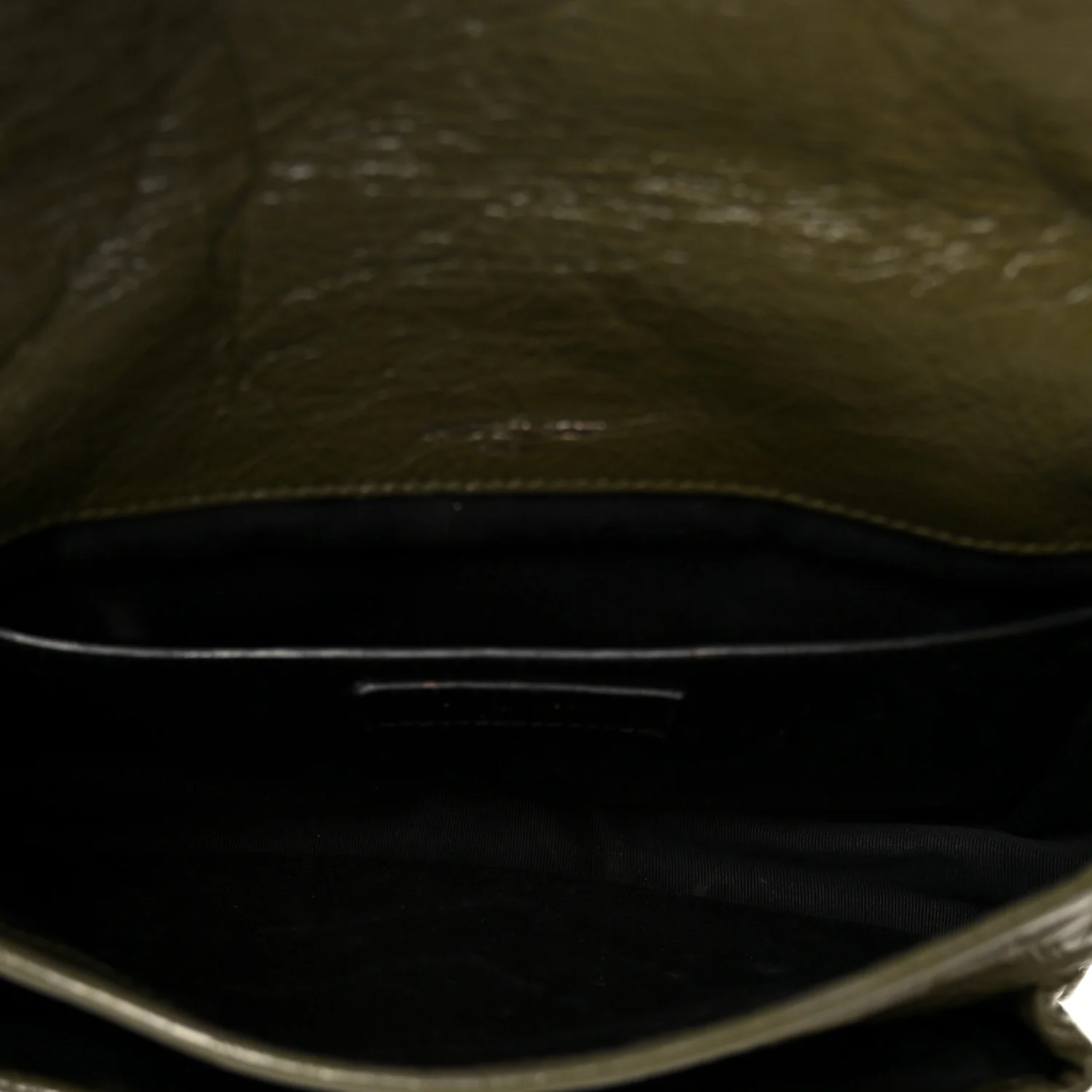 Crinkled Lambskin Matelasse Monogram Baby Niki Chain Satchel Seawood - Top Club