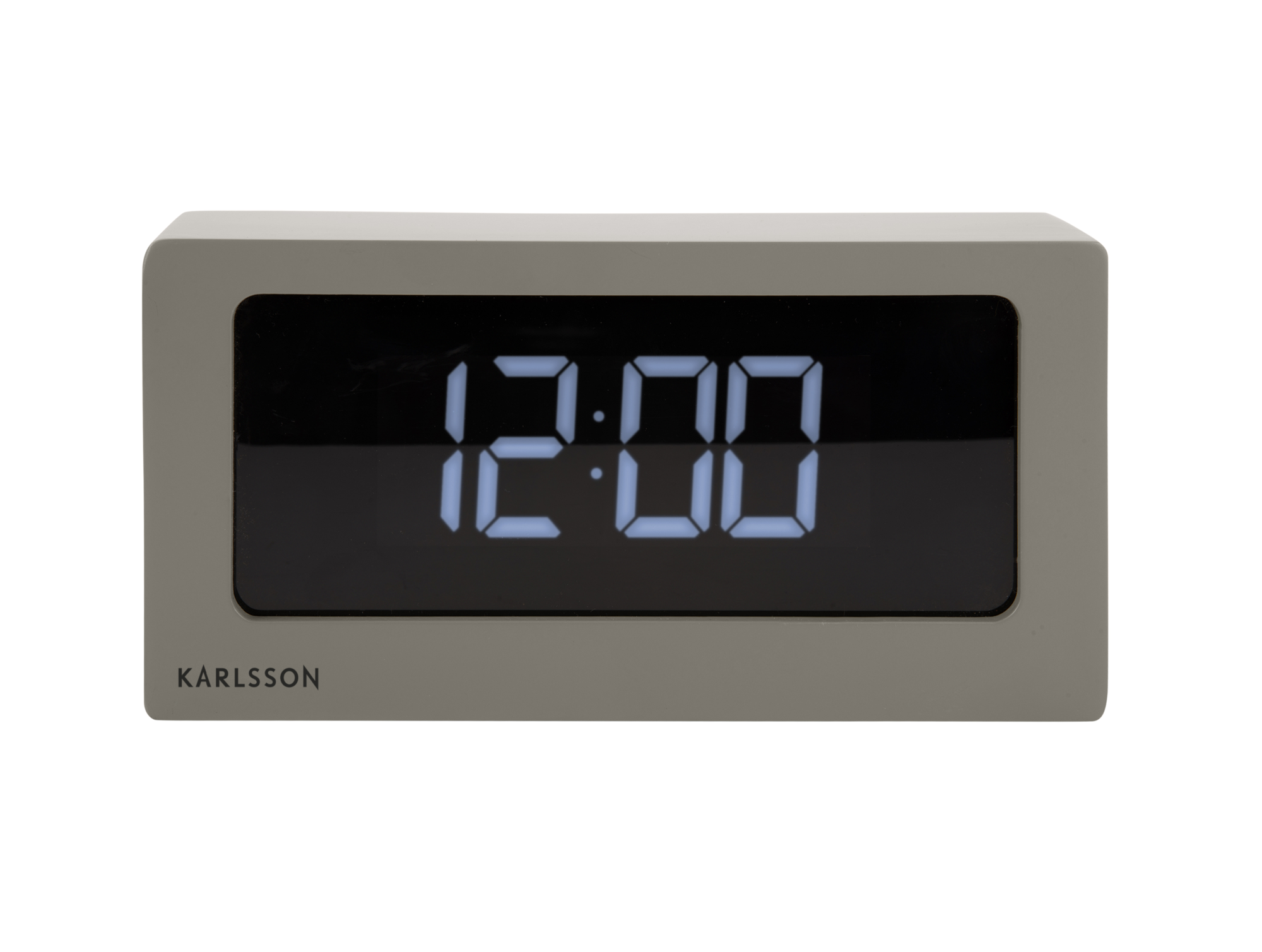 Alarm clock Boxed LED warm grey