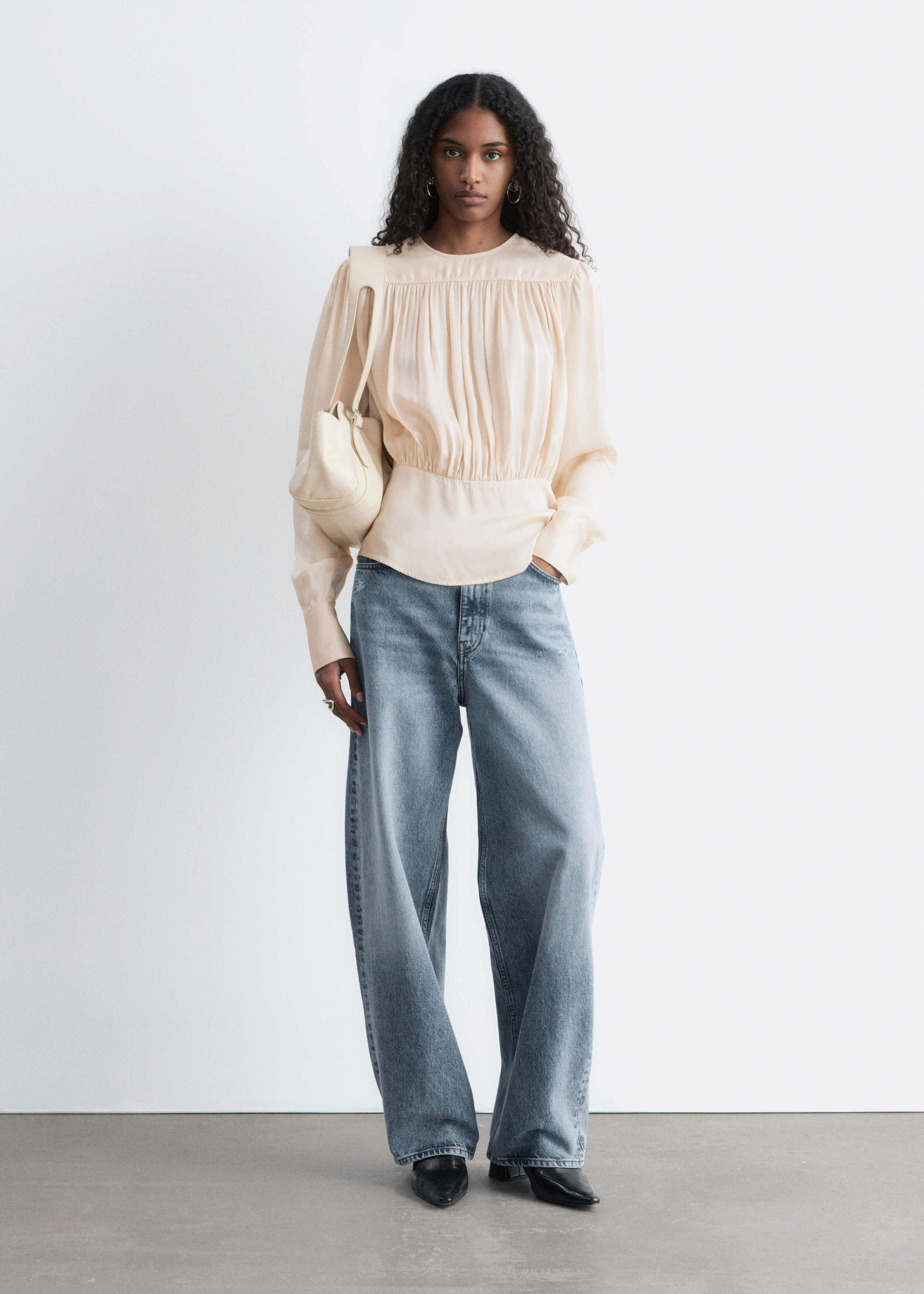 & Other Stories GATHERED BLOUSE