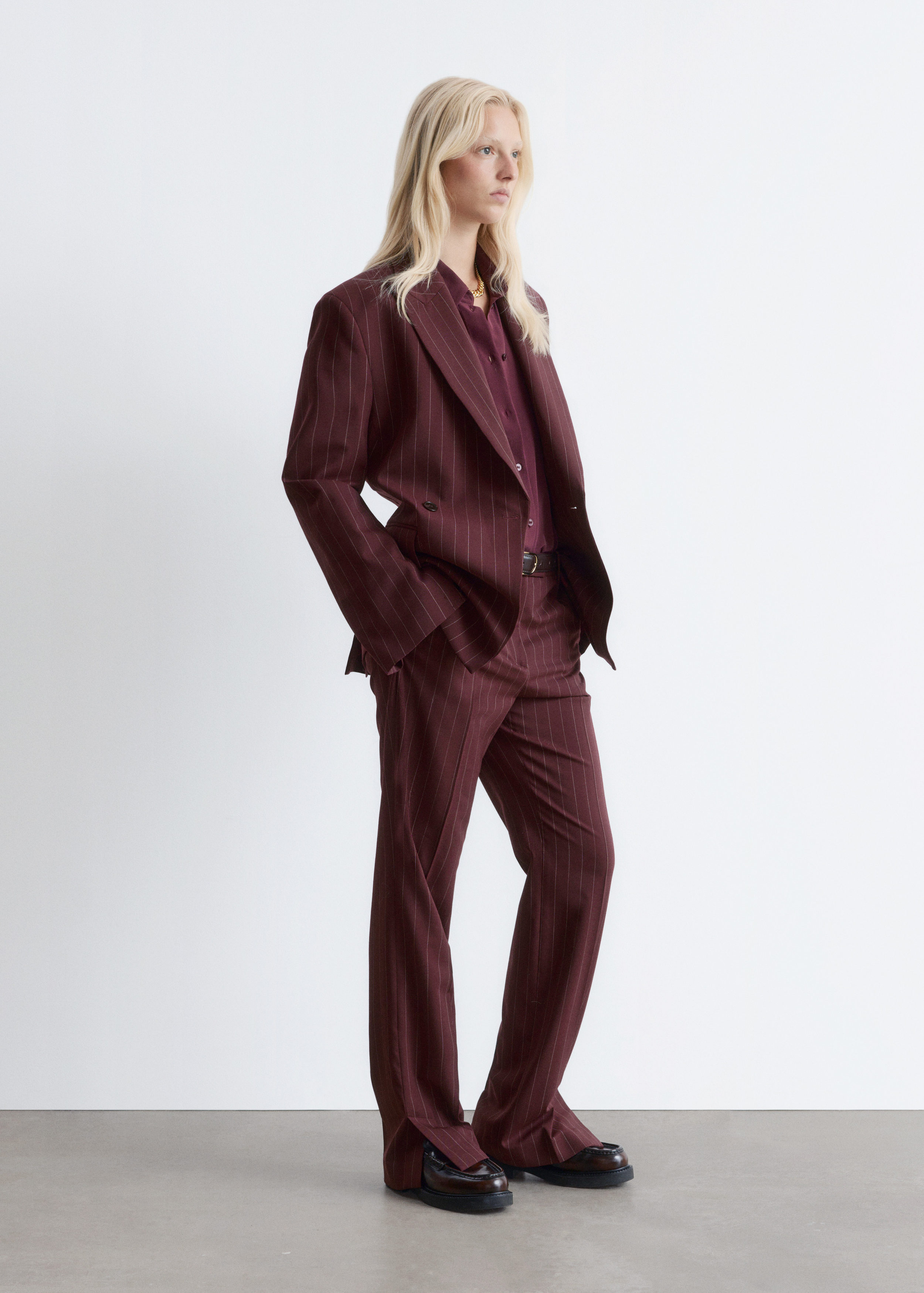 & Other Stories WOOL PRESS-CREASE TROUSERS