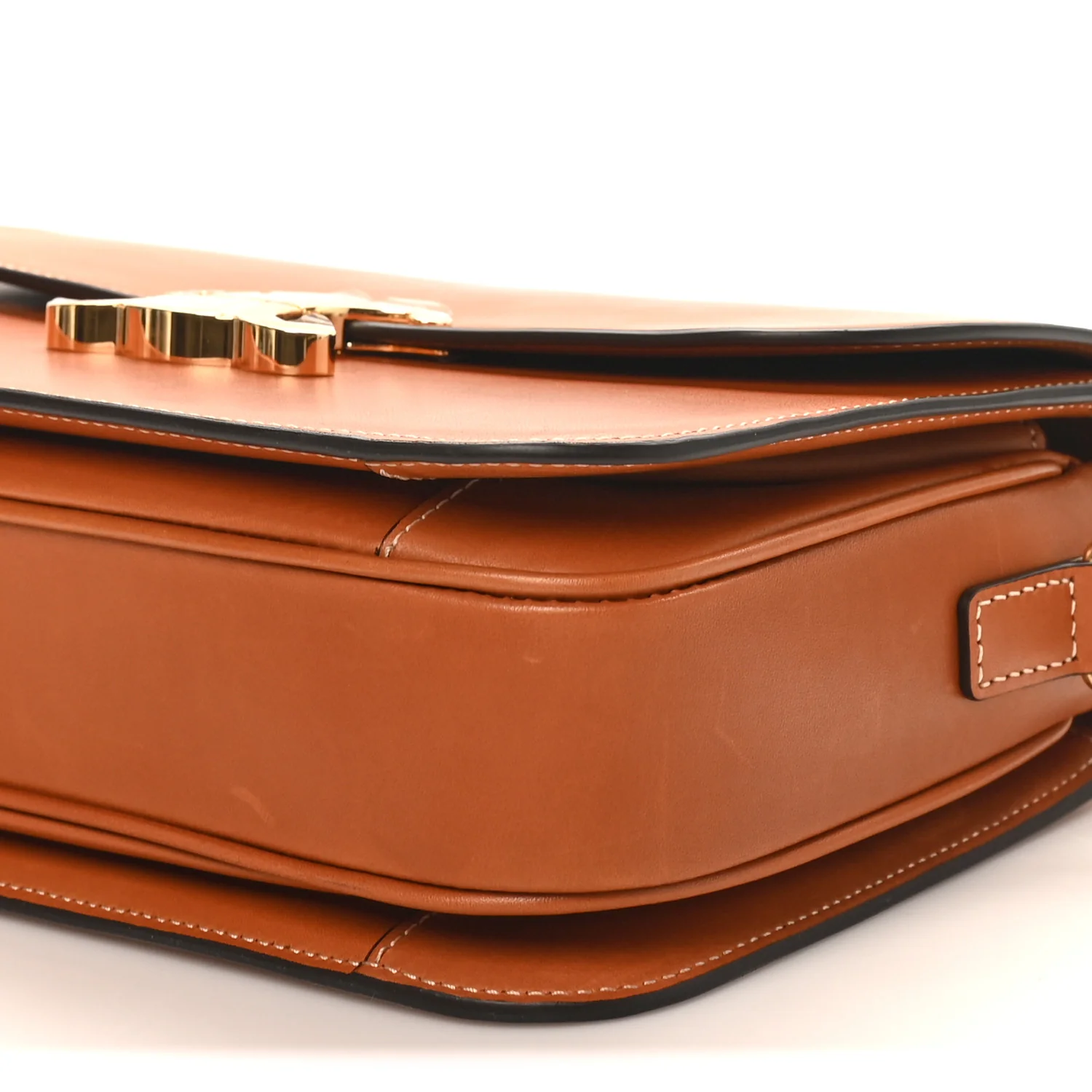 Natural Calfskin Medium Triomphe Tan - Top Club
