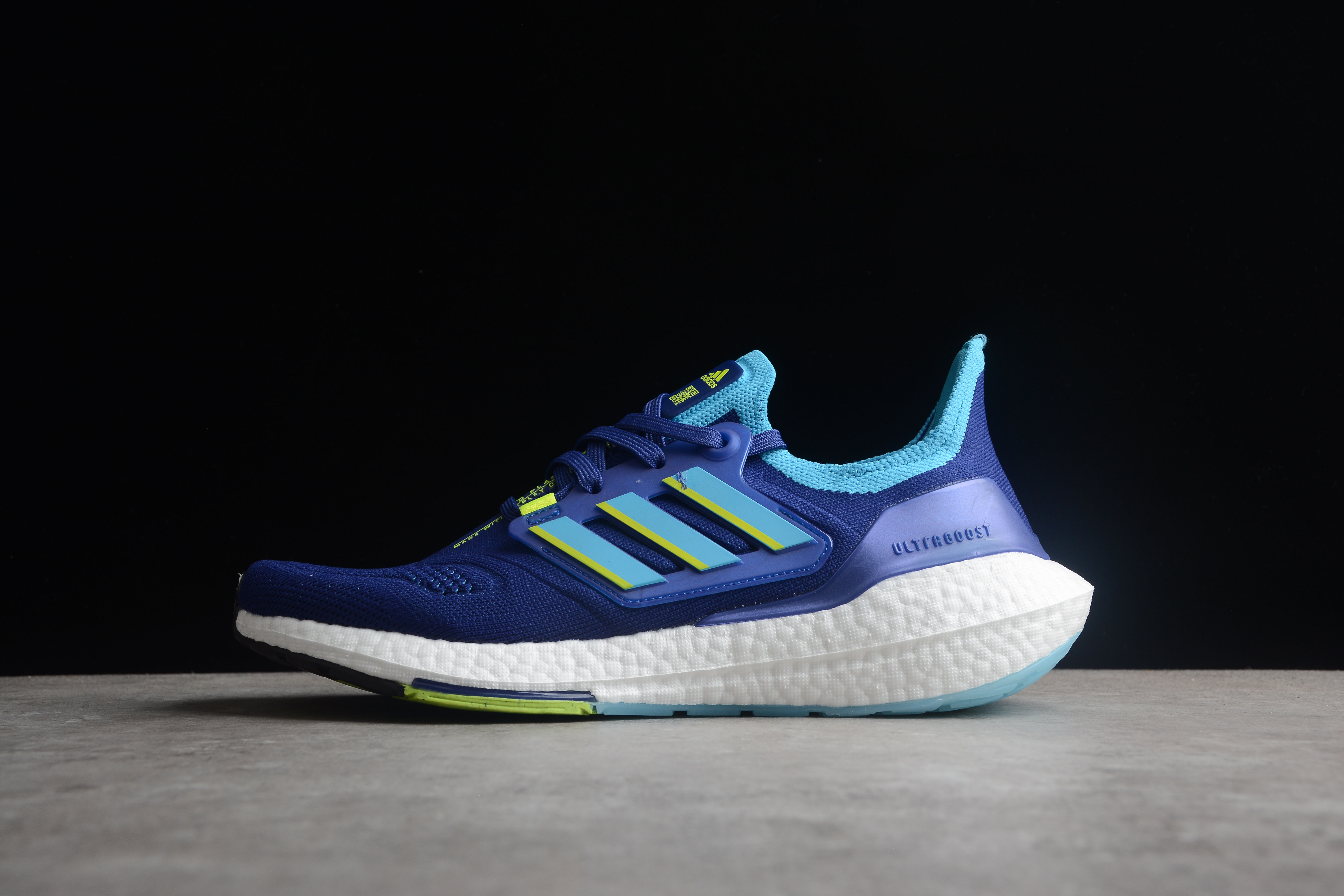 adidas Ultra Boost 22 Legacy Indigo Sky Solar Yellow GX9333 - Sneaker Replica Workshop