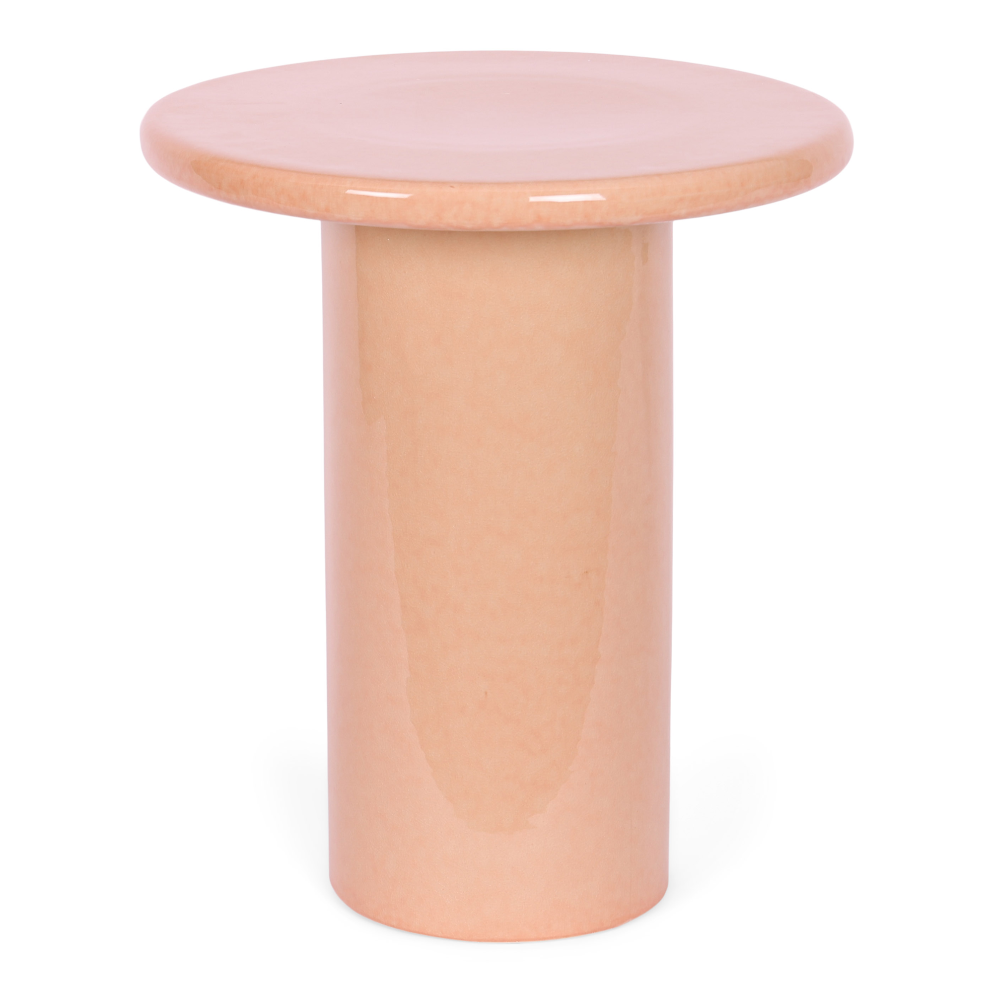 Bijzettafel Nino keramiek soft orange