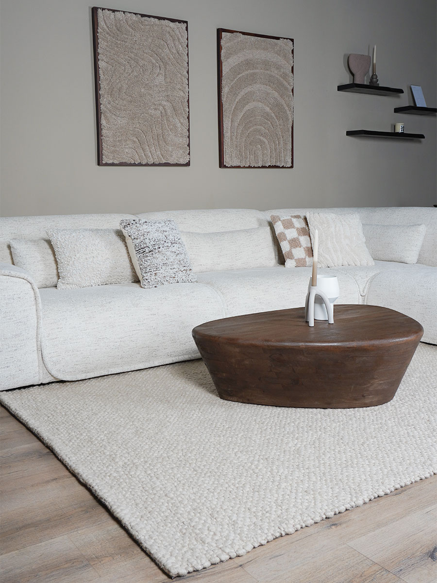 Vloerkleed Adige Beige - 200 x 280 cm