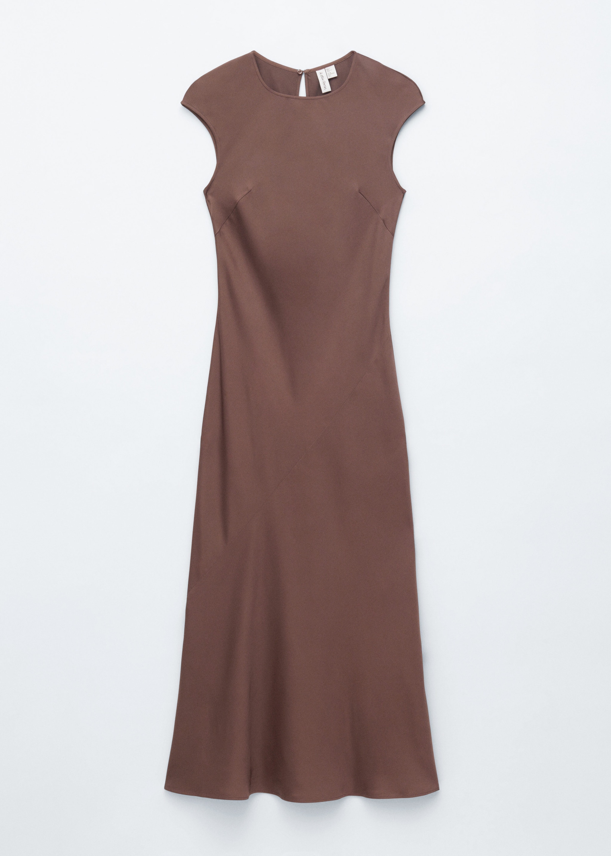 & Other Stories FITTED SATIN MAXI DRESS
