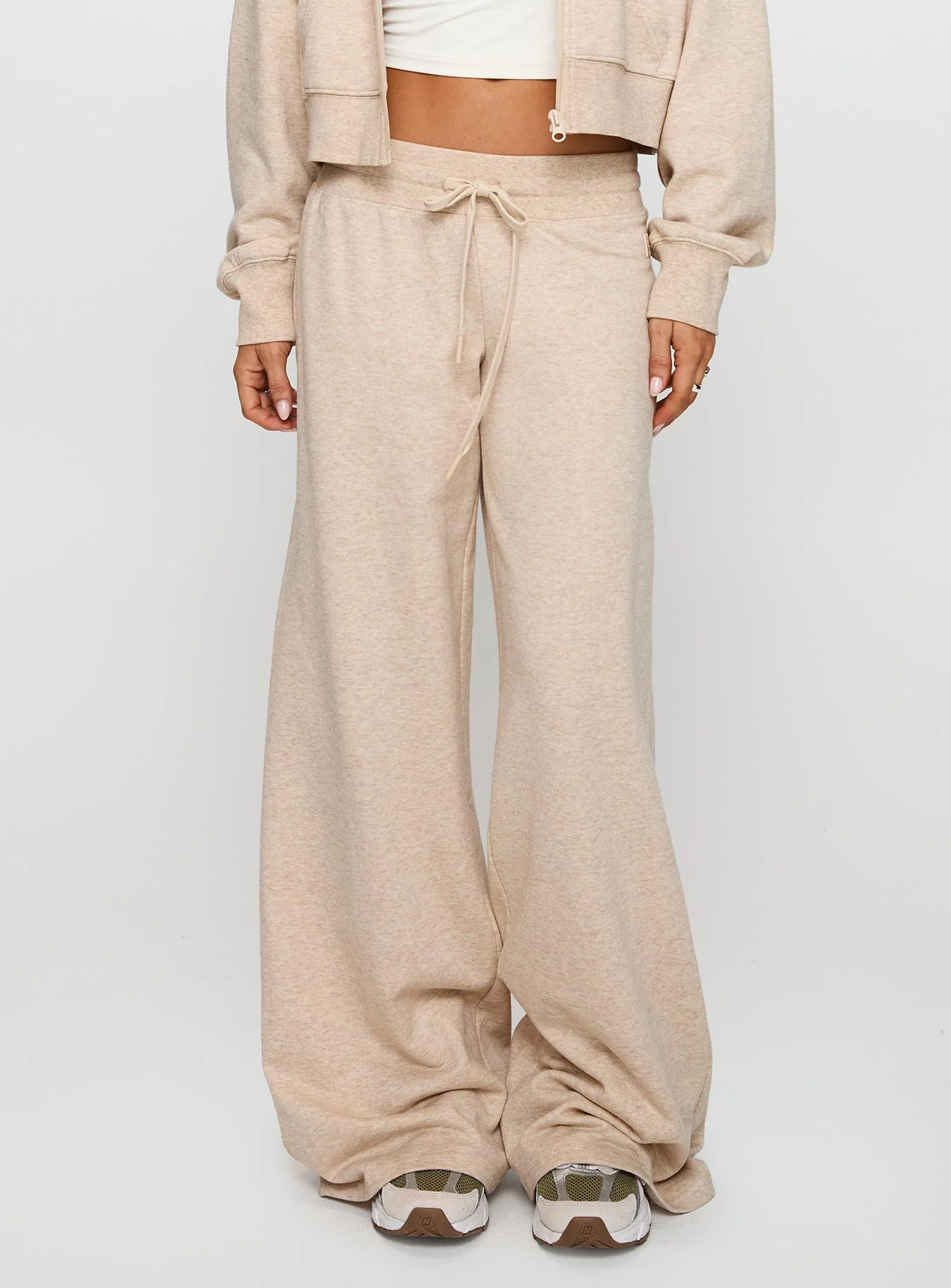 Mindful Low Rise Pant Oat Marle