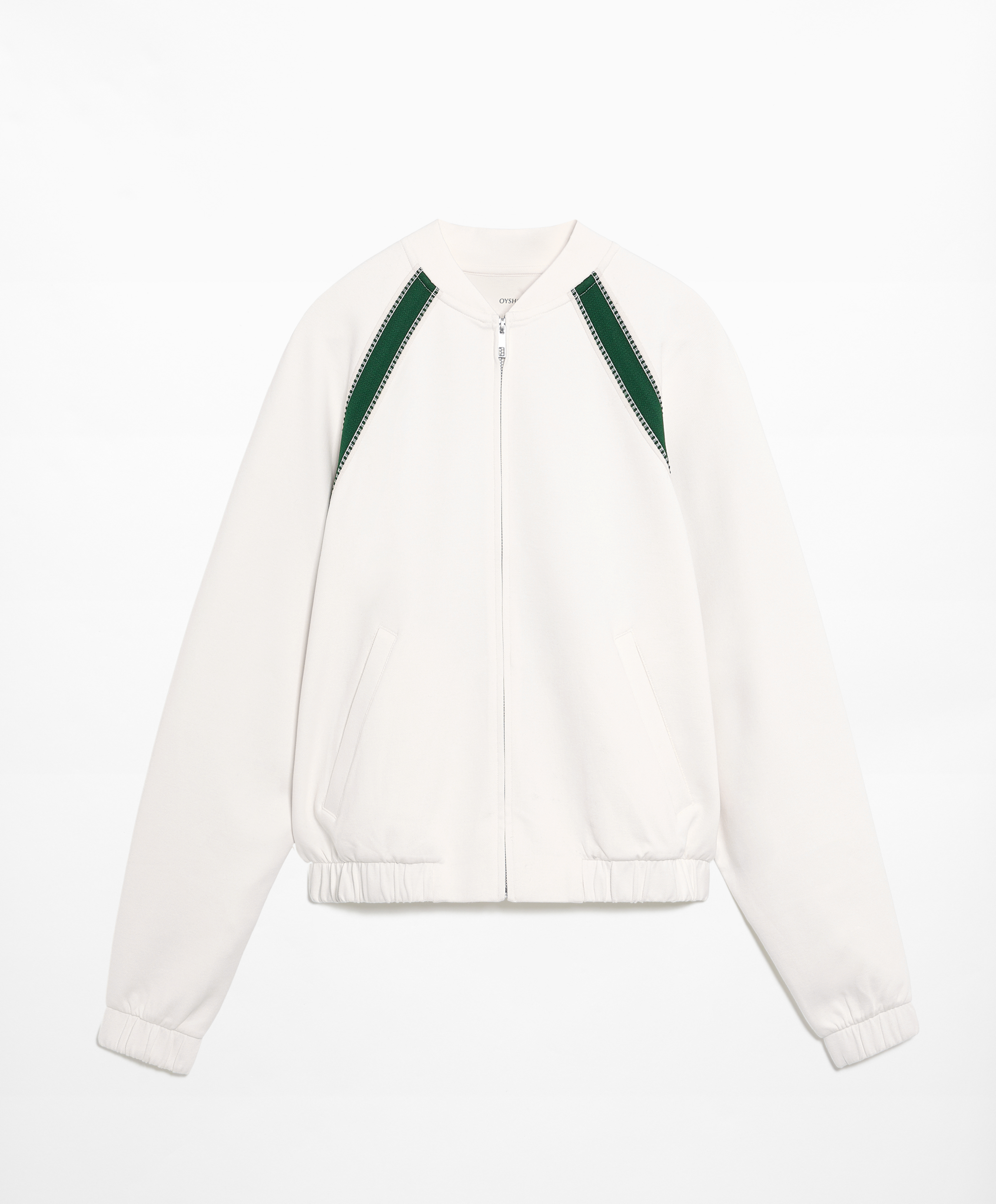 OYSHO Cotton blend piqué jacket