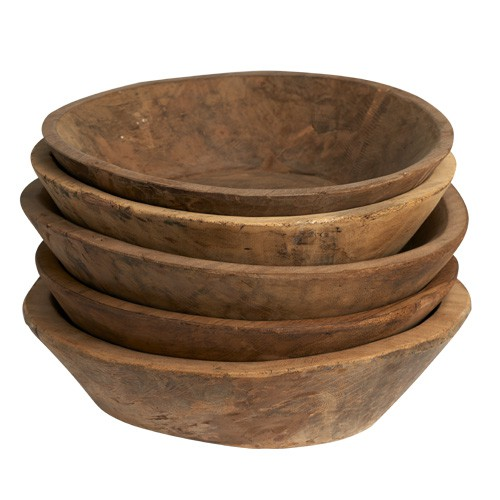 Massief houten schaal