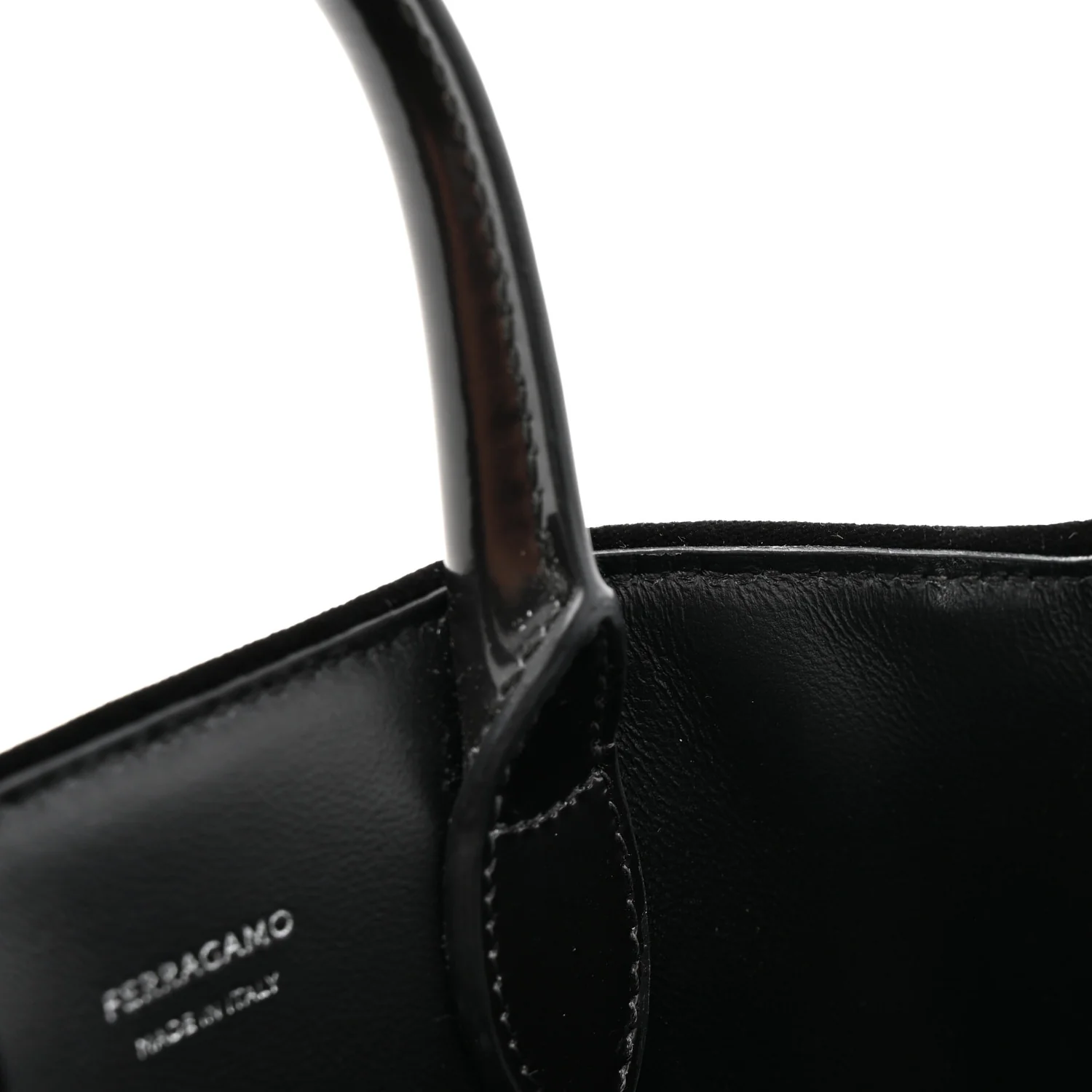 Velvet Strass XS Hug Bag Black - Top Club