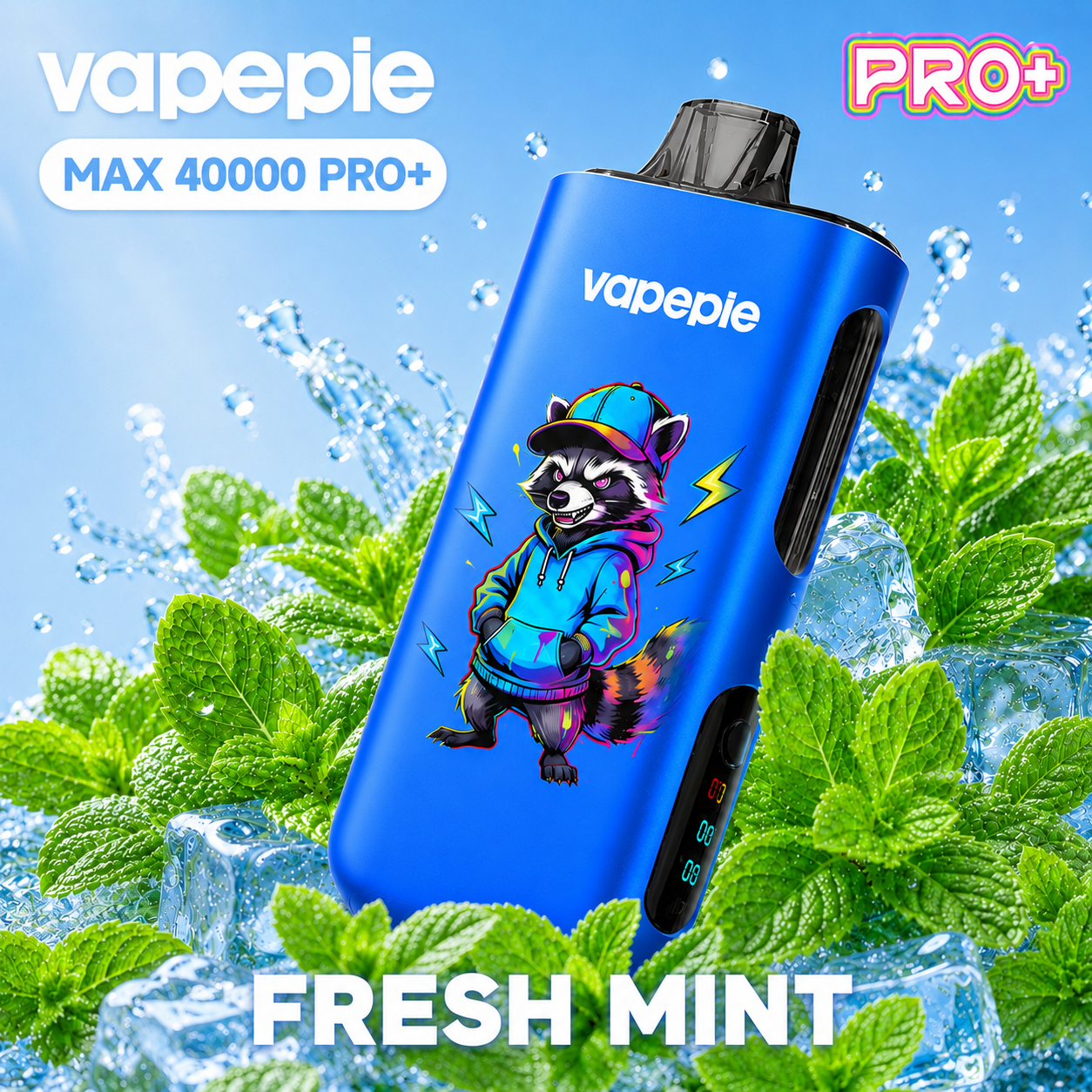 Svěží Máta & VAPEPIE MAX 40 000 Potahů PRO+