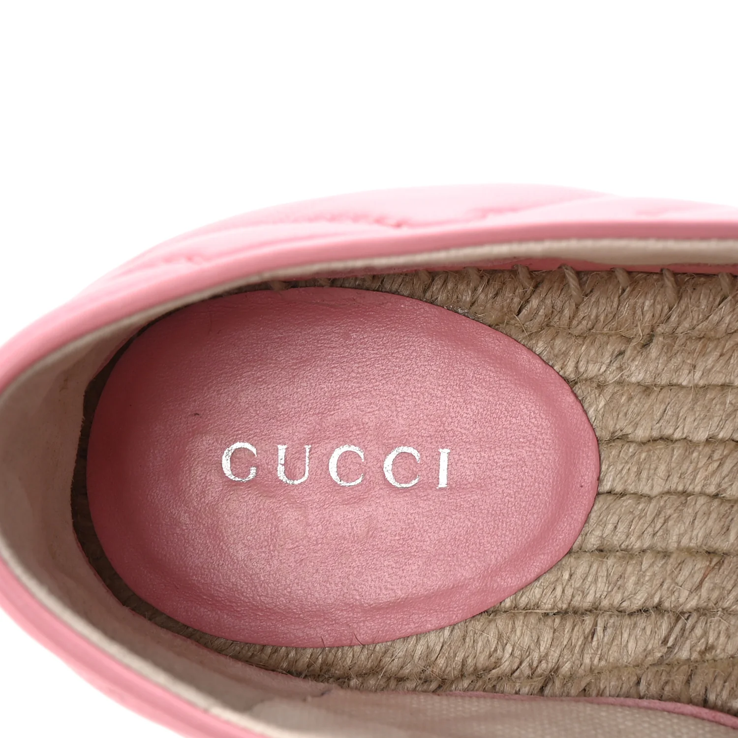 Nappa Matelasse GG Marmont Espadrilles 38.5 Wild Rose - Top Club