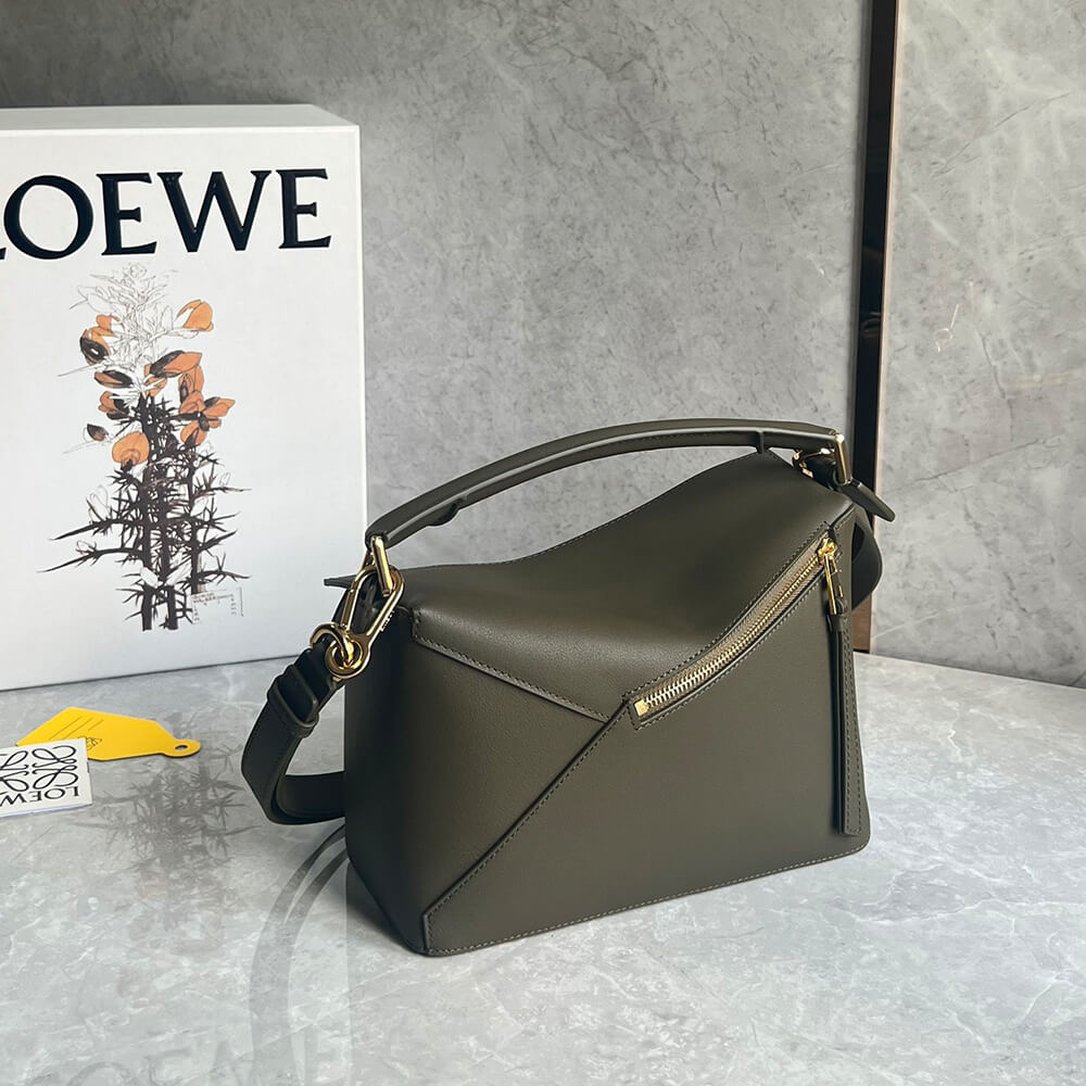 Loewe Small Puzzle Edge bag in classic calfskin(High-end grade) - Top Club