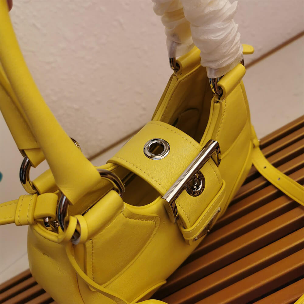 Prada Moon padded nappa-leather bag - Top Club