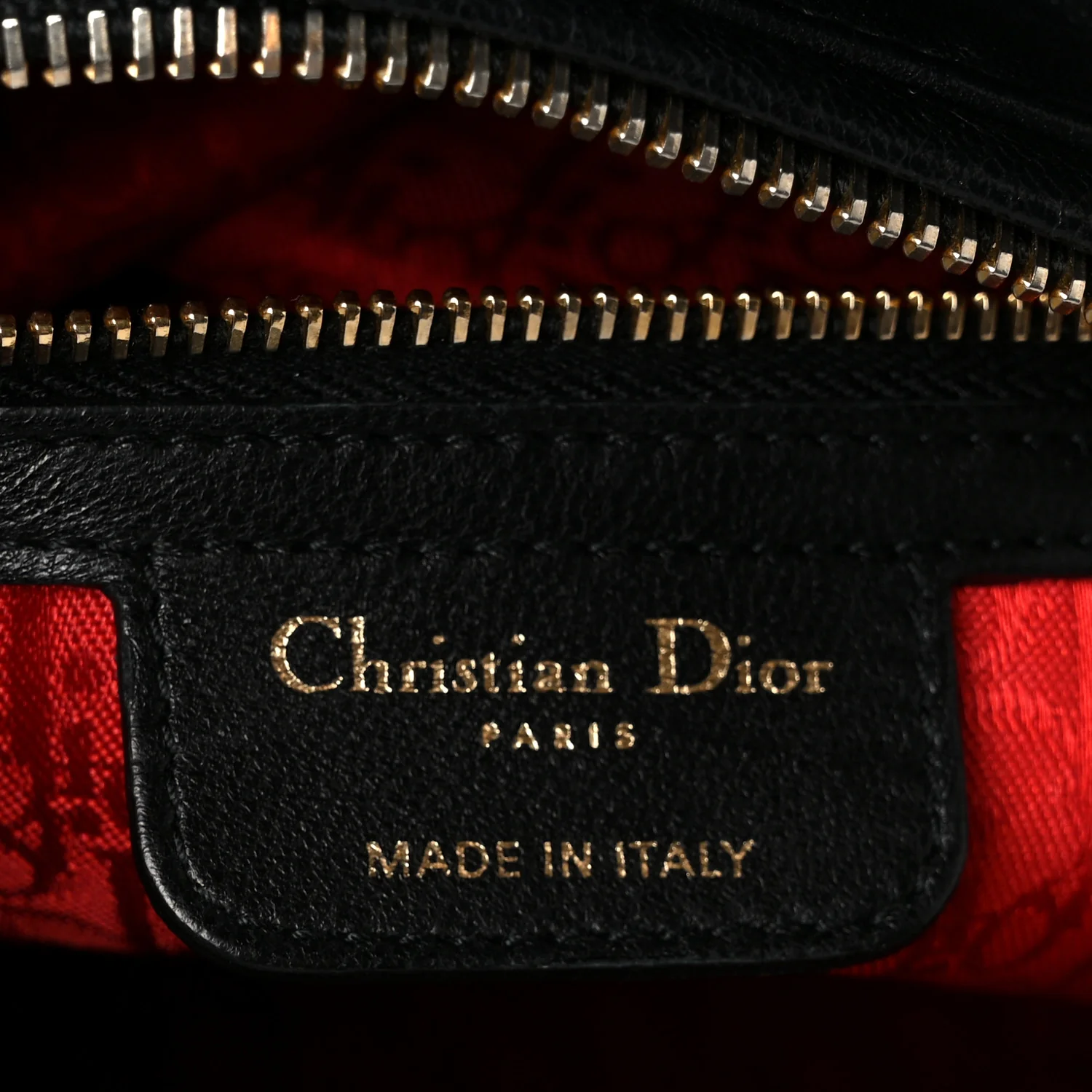 Lambskin Cannage Medium Lady Dior Black - Top Club