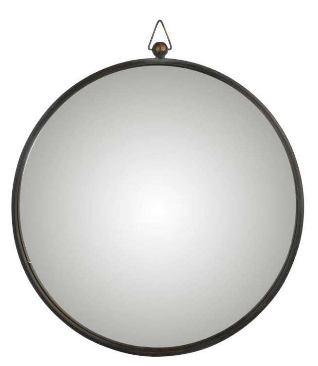 Spiegel Rond zwart