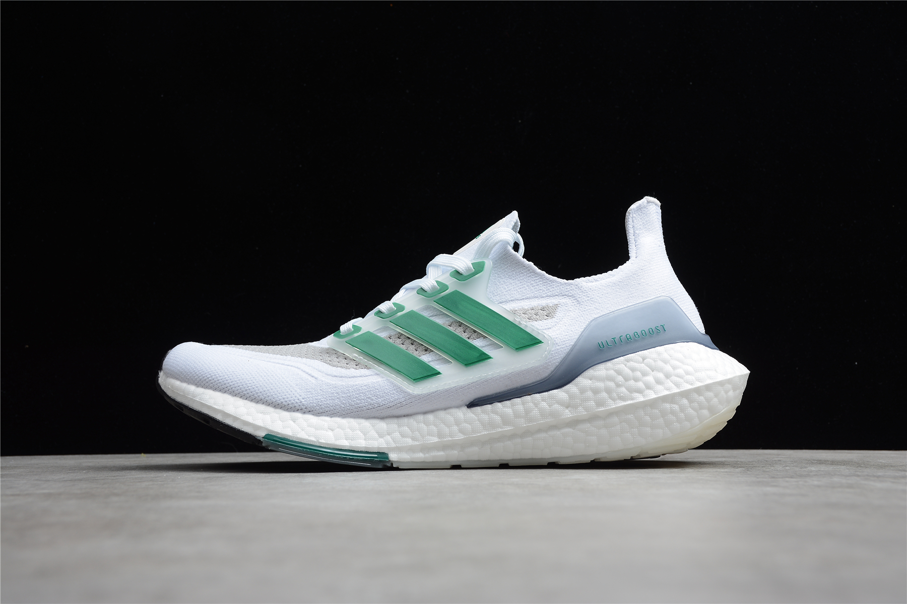 adidas Ultra Boost 21 White Sub Green FZ2326 - Sneaker Replica Workshop