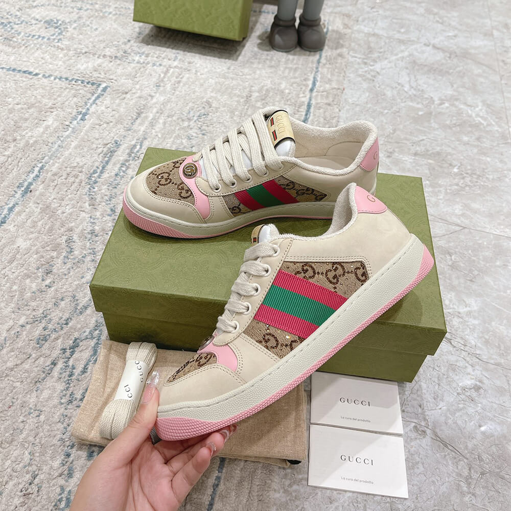 Gucci Women s Screener sneaker with crystals - Top Club
