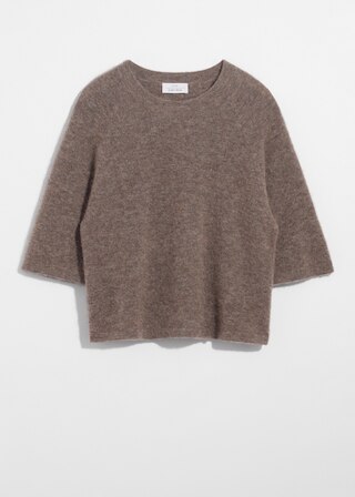 & Other Stories ALPACA-BLEND KNITTED TOP